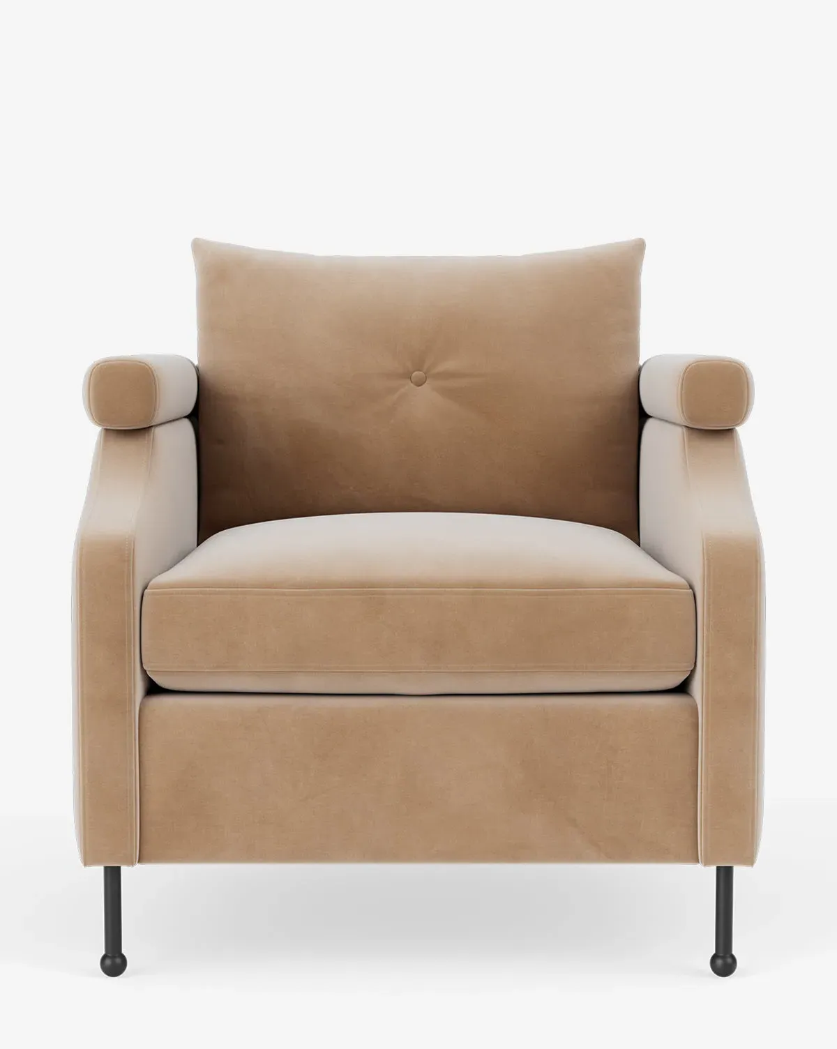 Clegg Lounge Chair - Fawn Velvet product