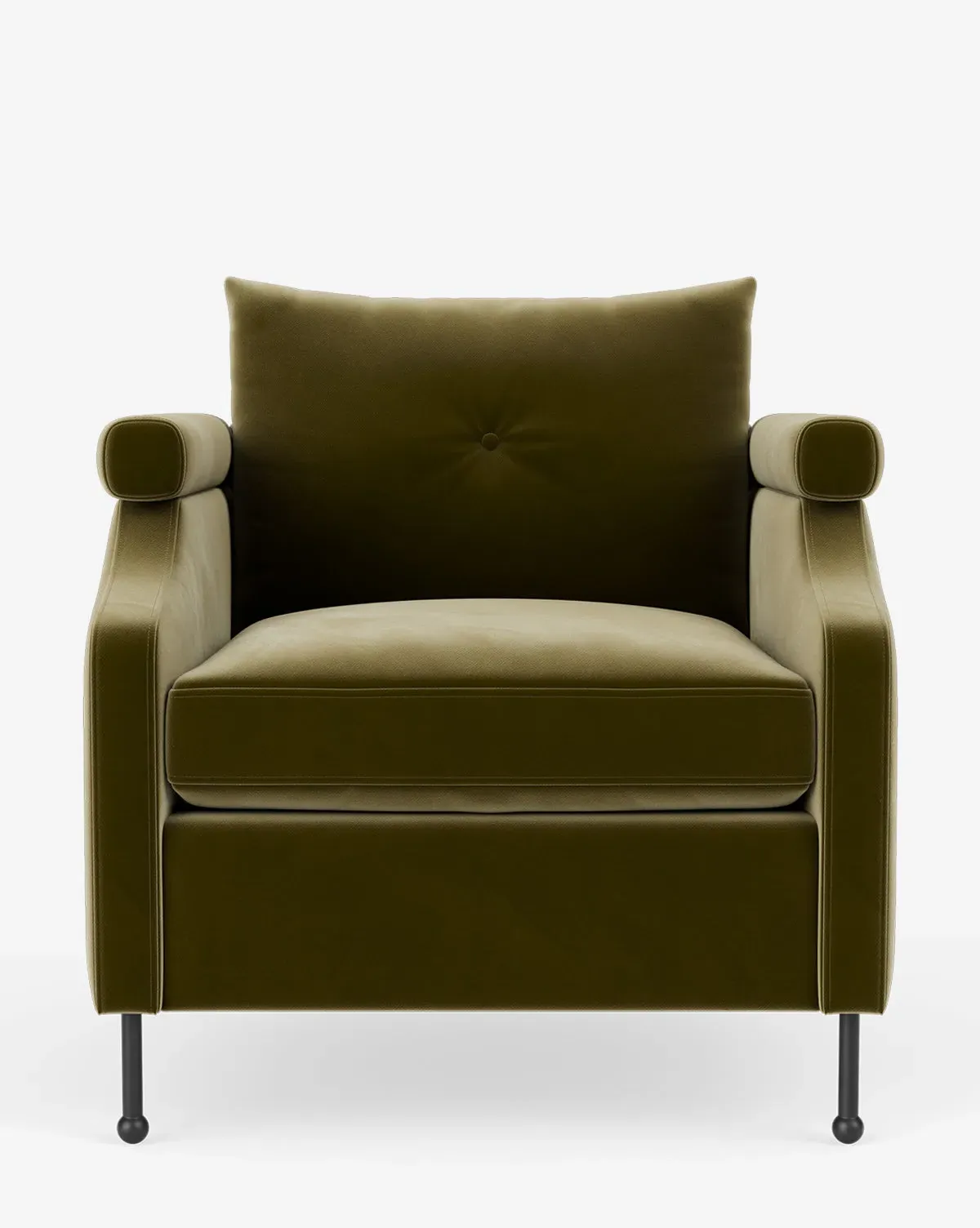 Clegg Lounge Chair - Olive, Velvet product