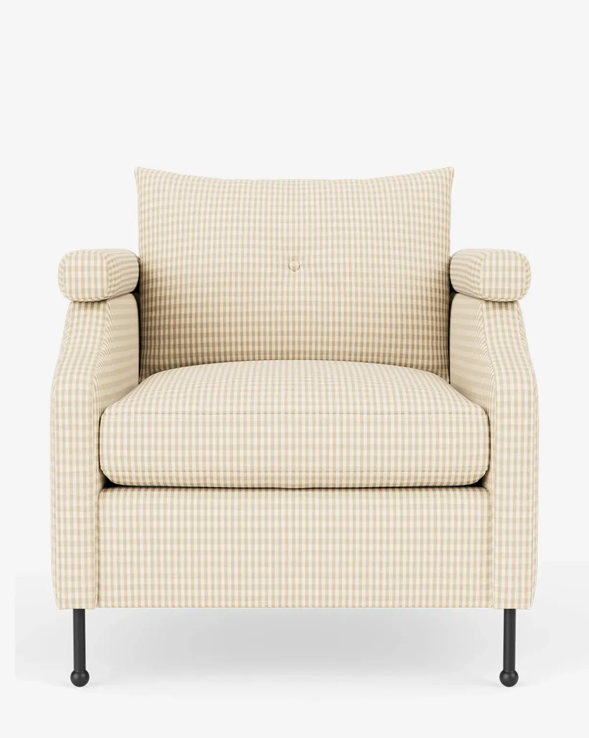 Clegg Lounge Chair - Tan, Gingham product