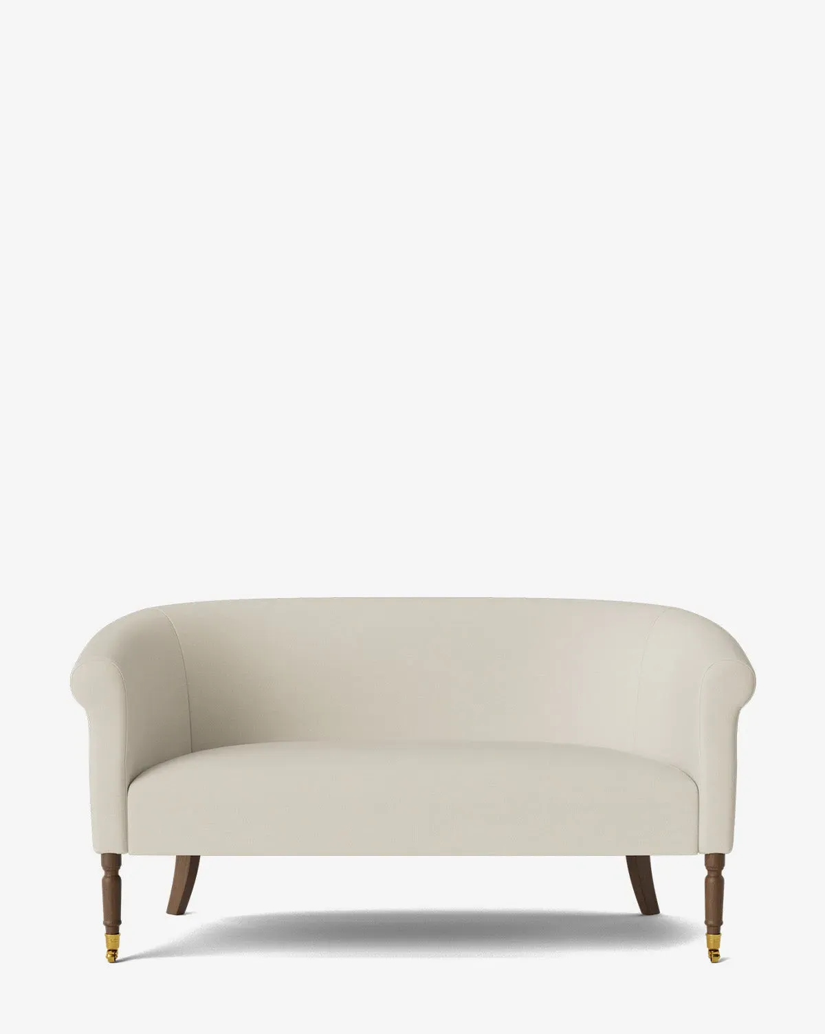 Clemence 60" Settee - Sea Salt, Perennials/Chestnut product