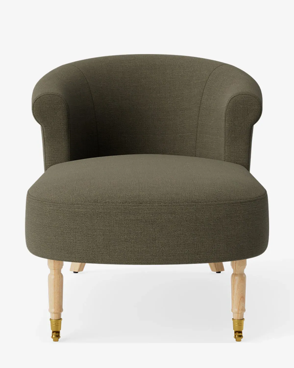 Clemence Chaise Lounge with Castors - Thyme, Oak product