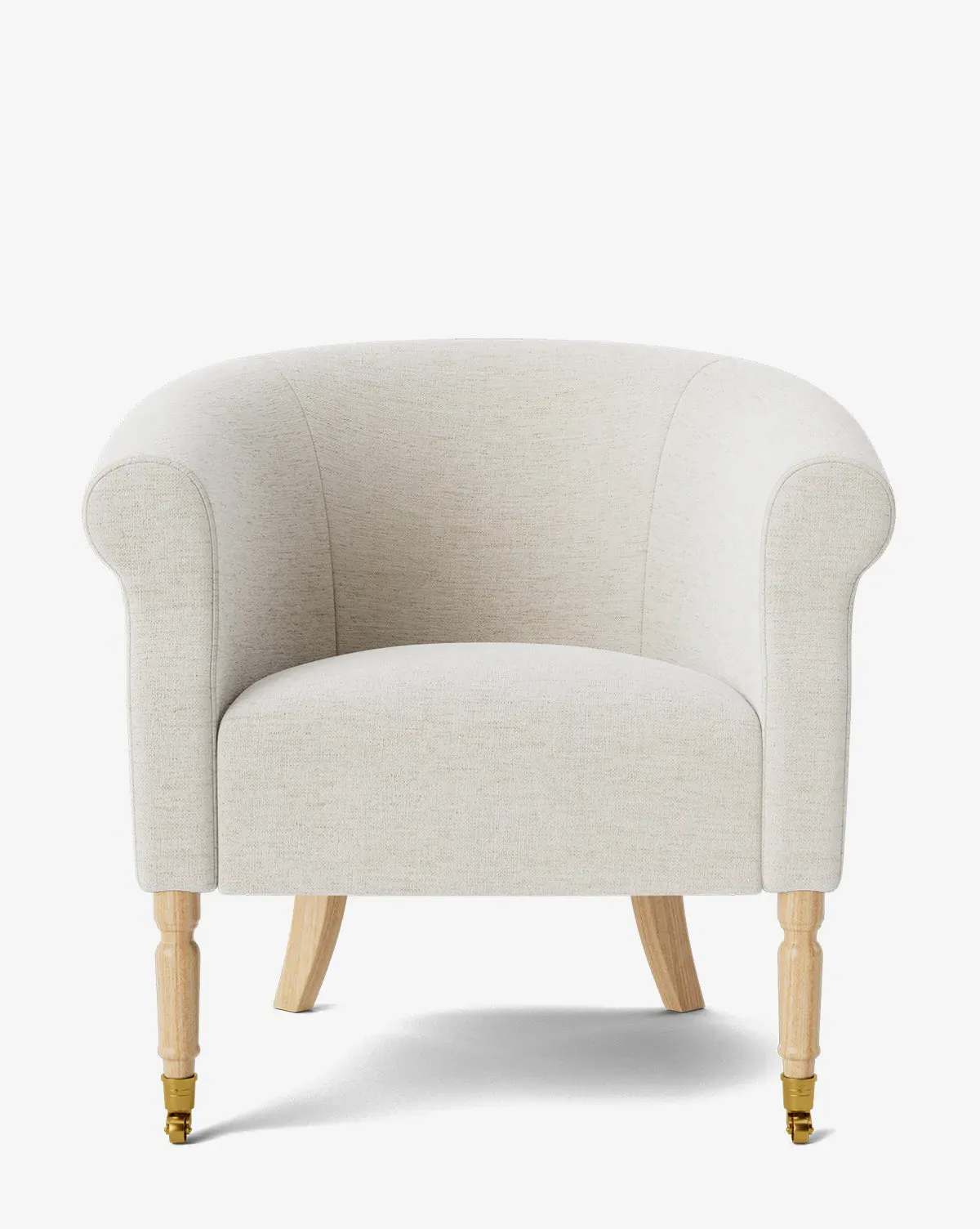 Clemence Lounge Chair - Alabaster Crypton, Oak product