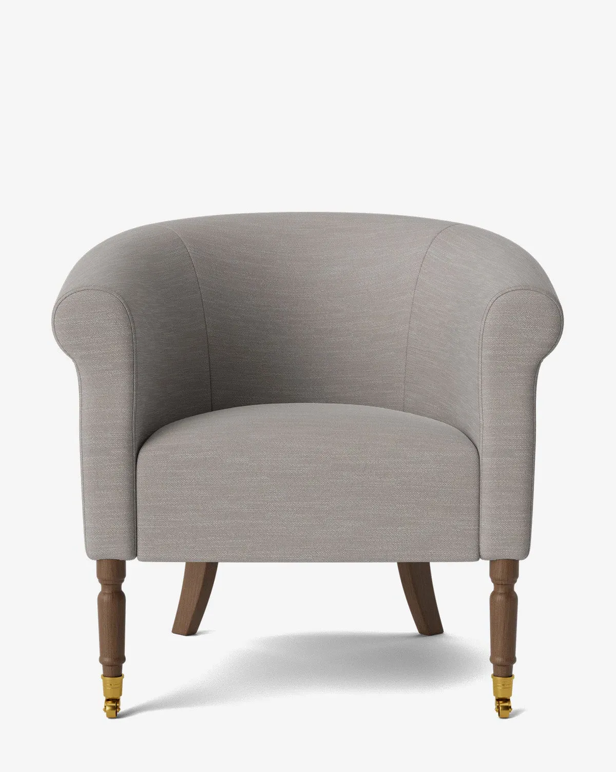 Clemence Lounge Chair - Chestnut, Perennials Nickel product