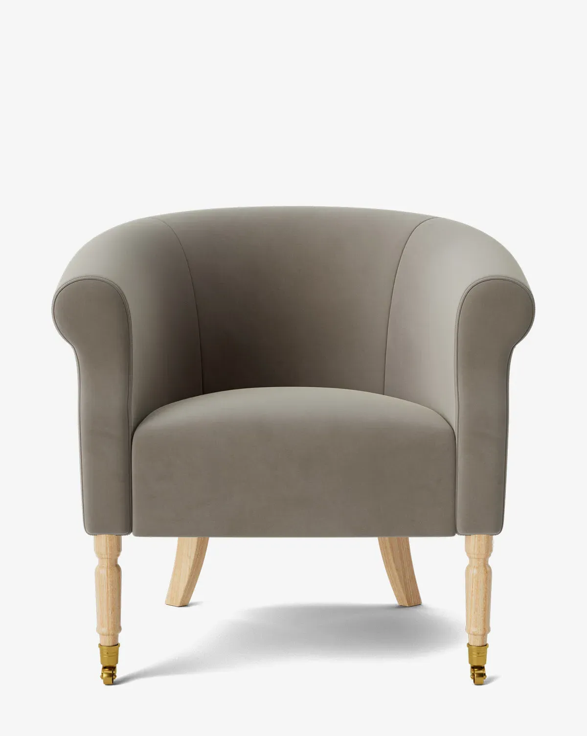 Clemence Lounge Chair - Dovetail Velvet, Oak product