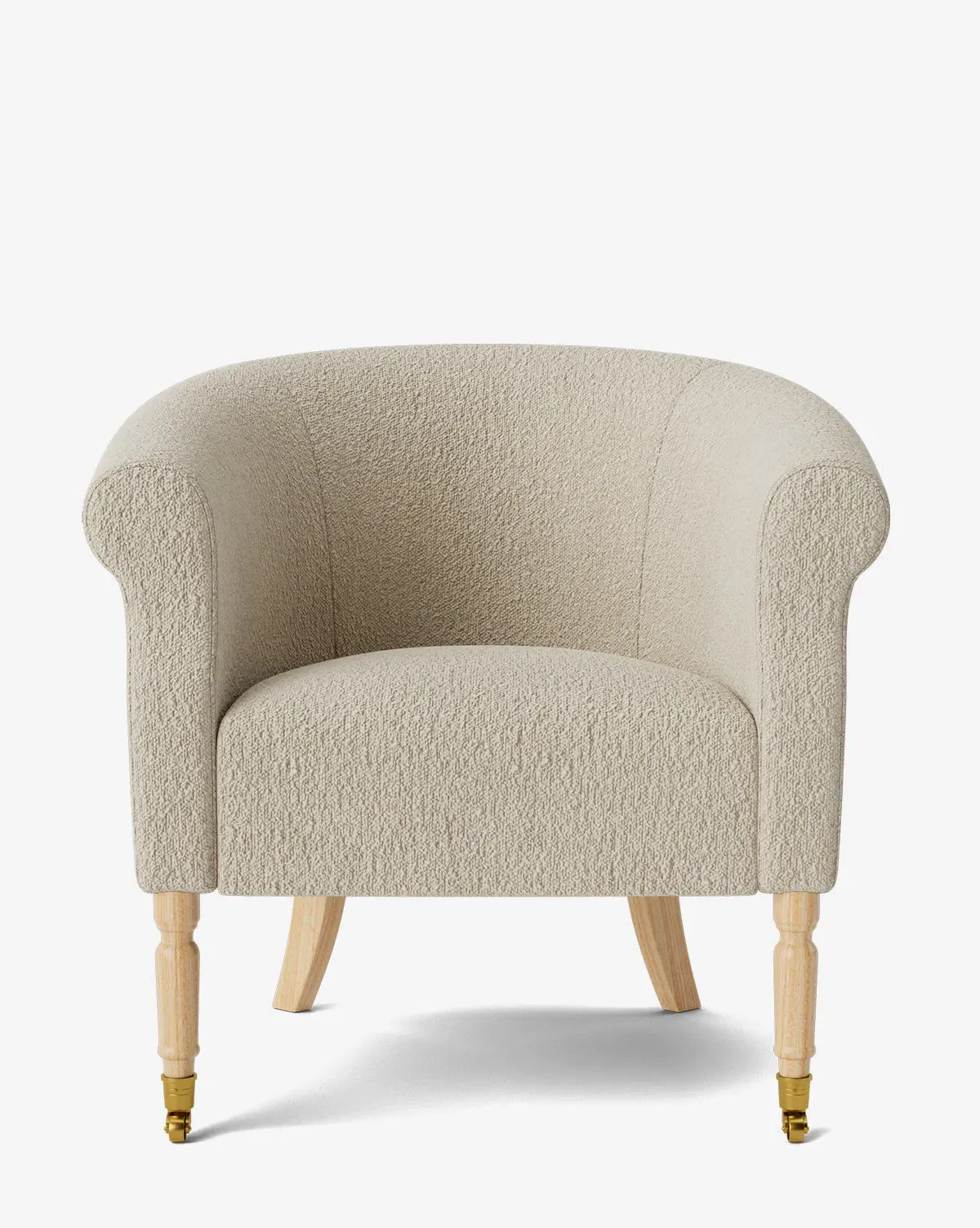 Clemence Lounge Chair - Flax Boucle, Oak product