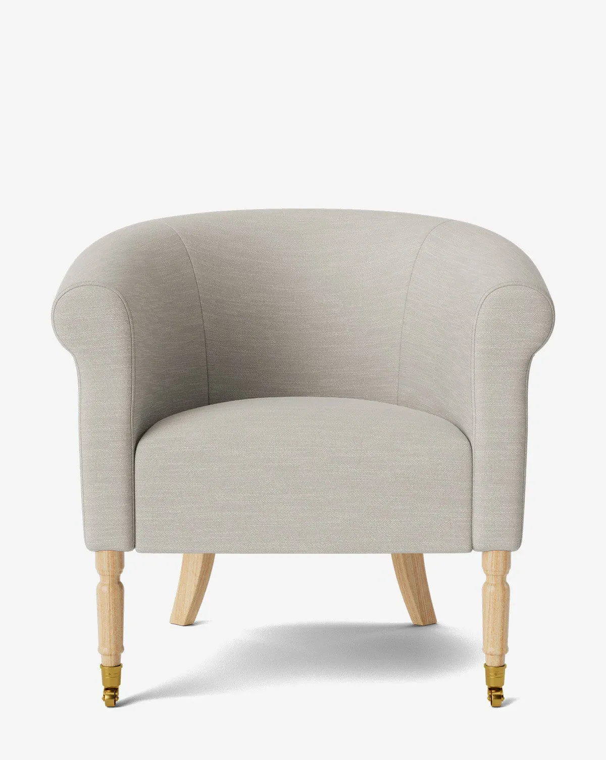 Clemence Lounge Chair - White Sands, Oak product