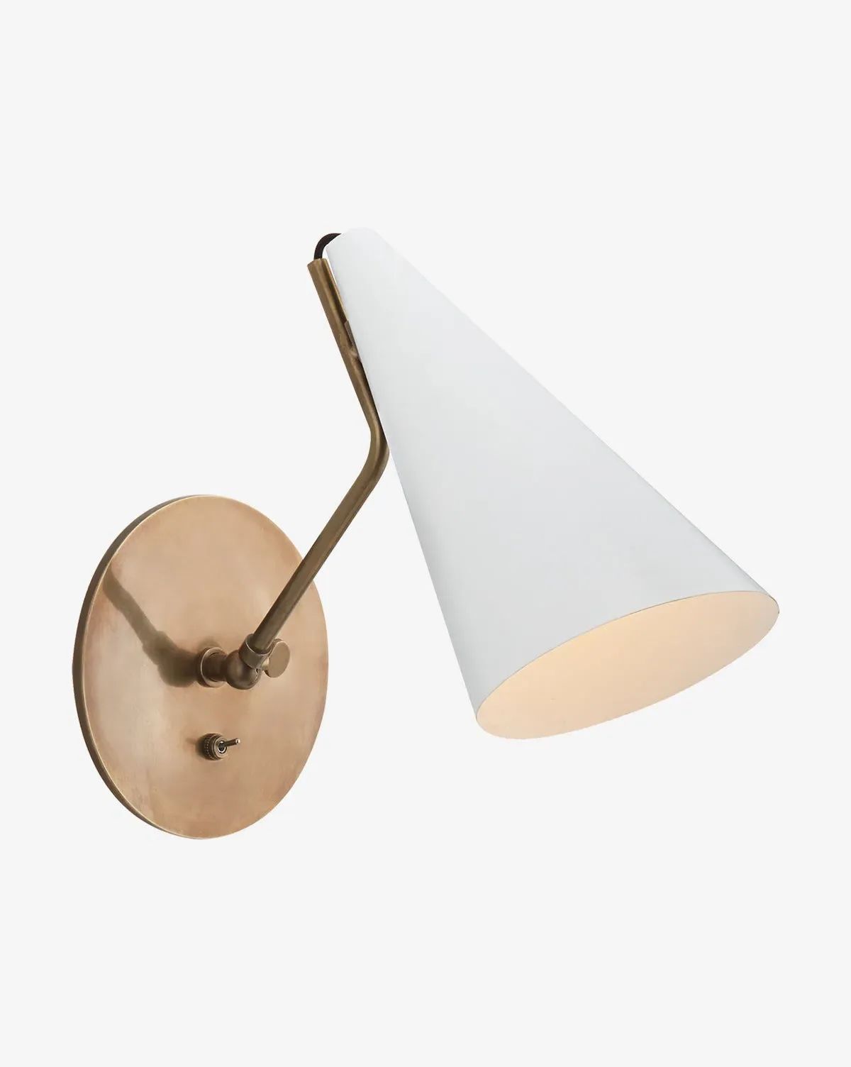 Clemente Single Wall Sconce - White product