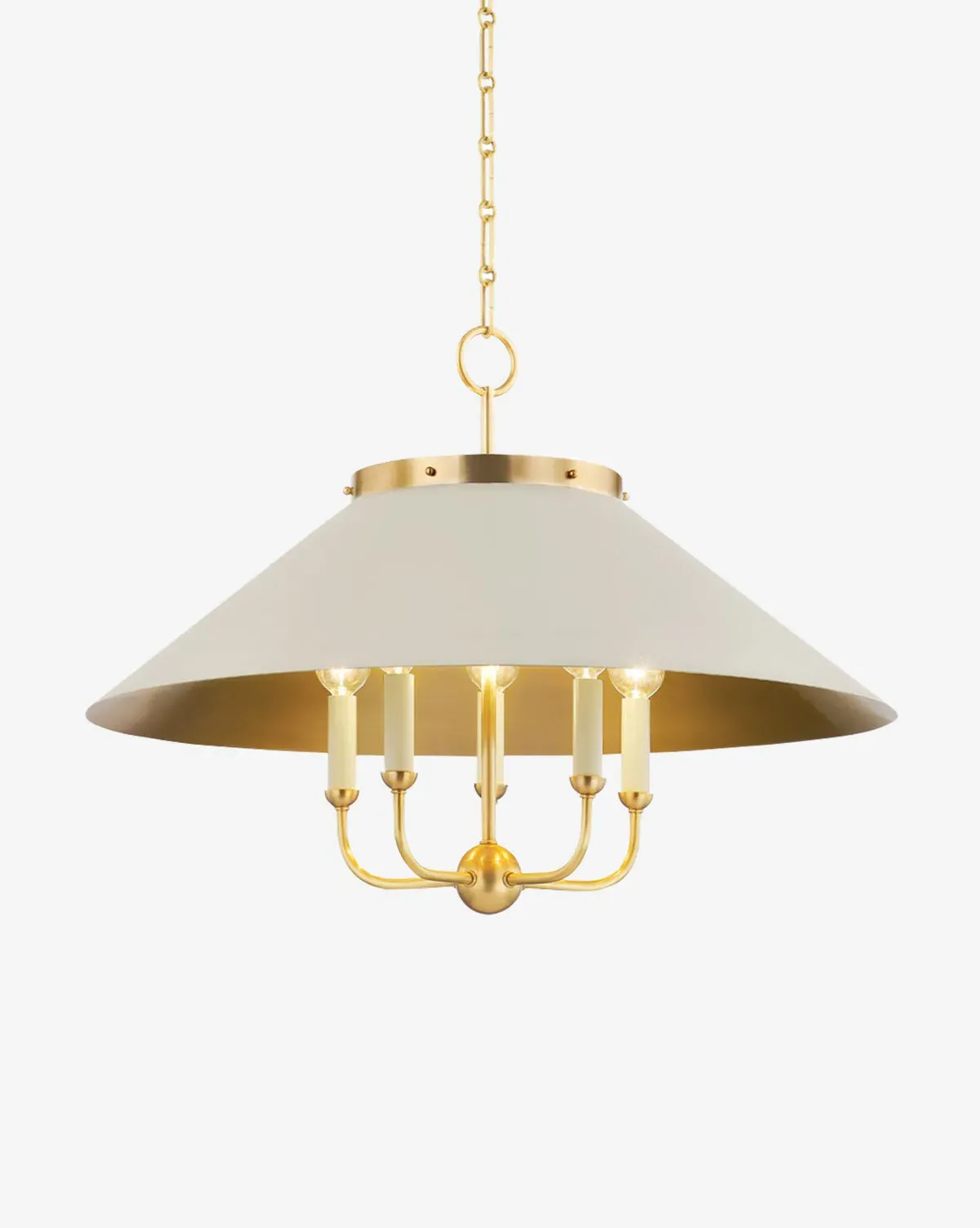 Clivedon Pendant Light - Off-White, Steel product
