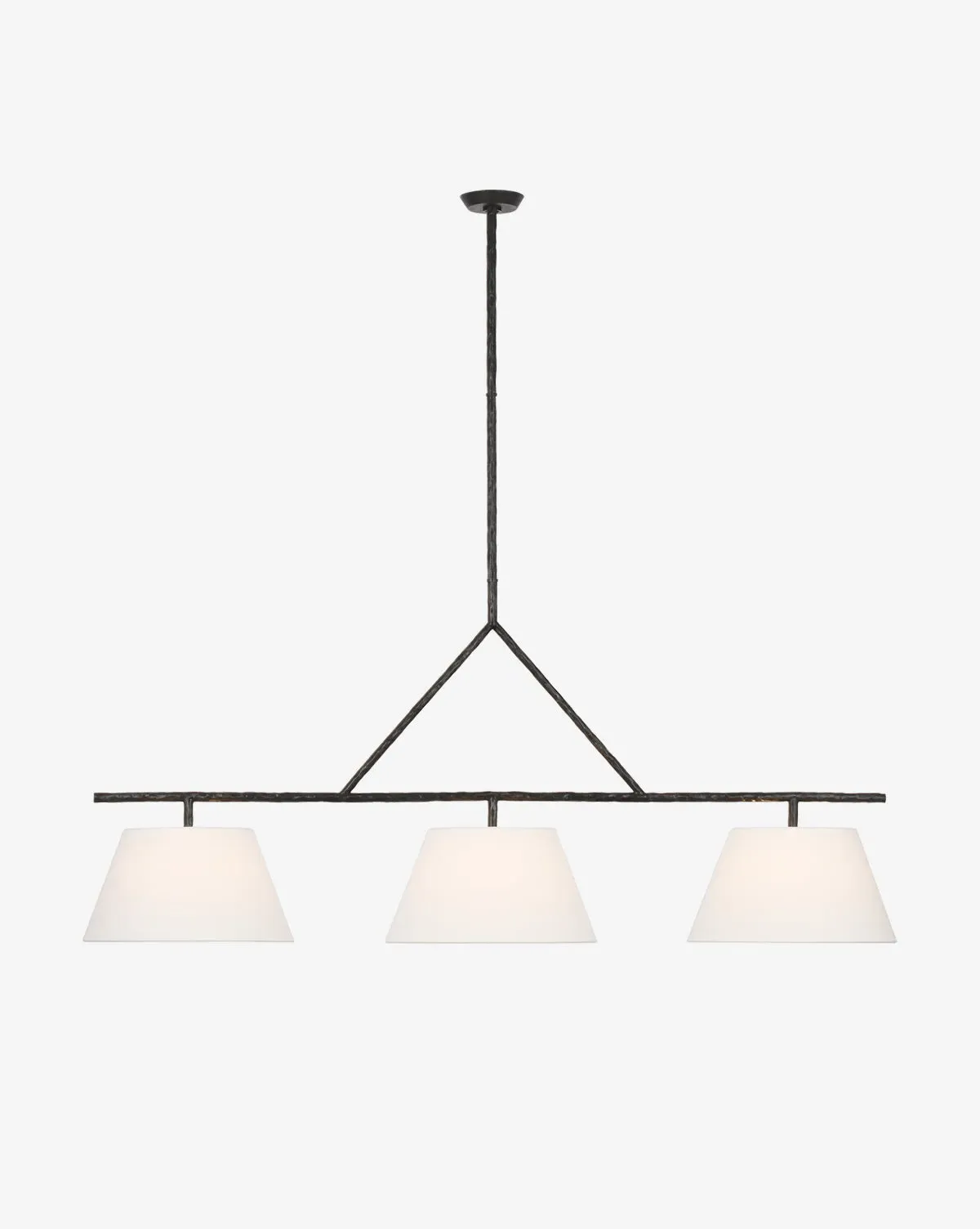Collette Linear Chandelier - Aged Iron, Steel product
