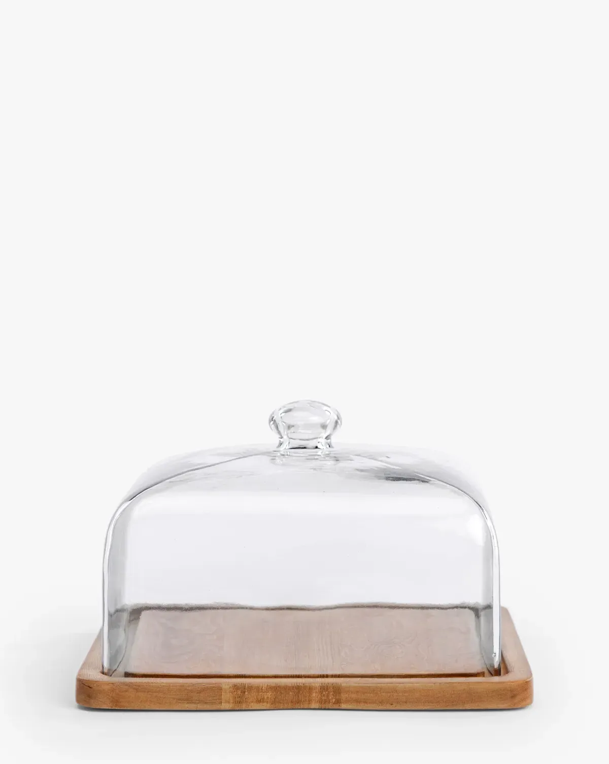 Collier Serving Cloche - Wood, Glass product