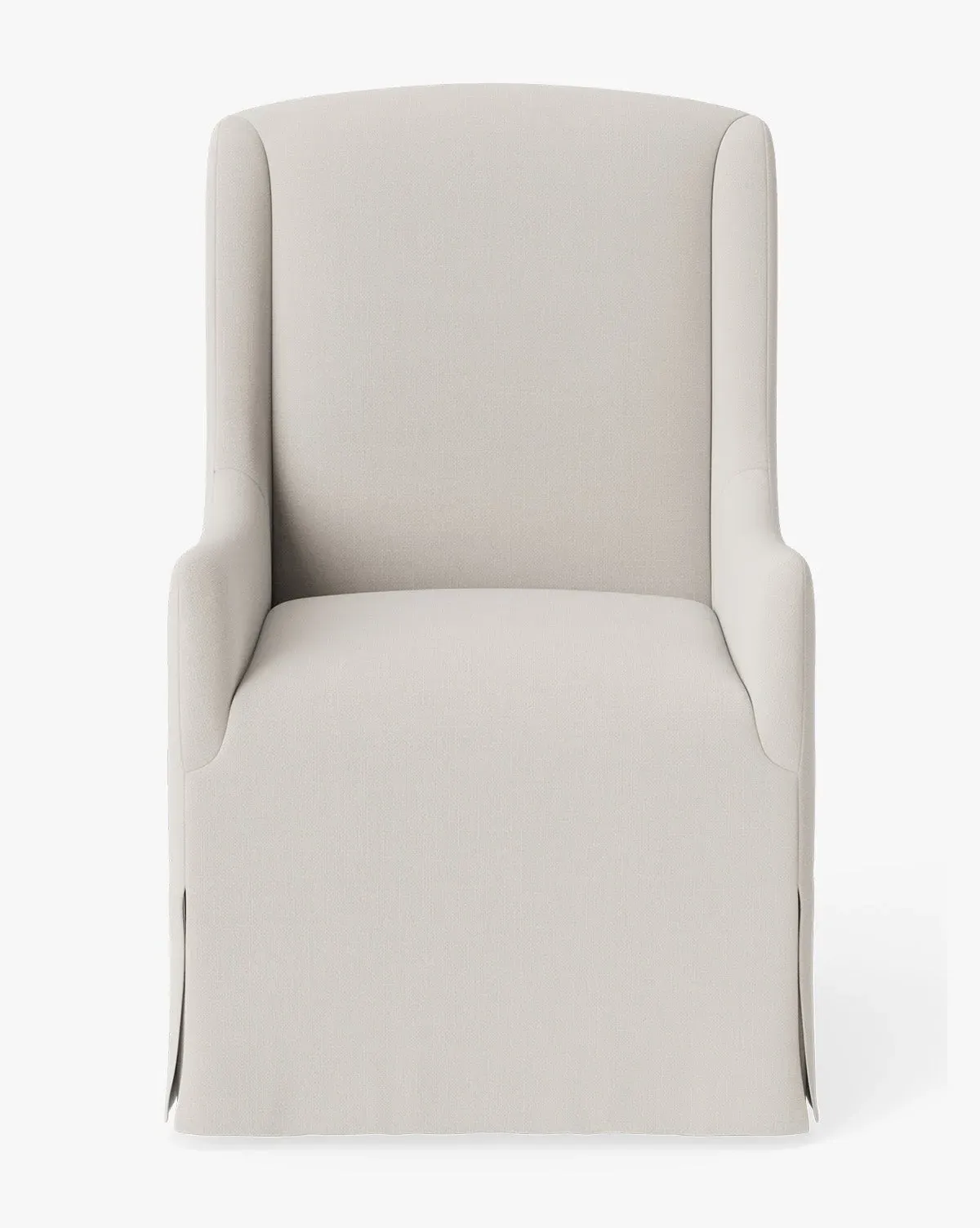 Concord Upholstered Dining Arm Chair - Blanc, Crypton product