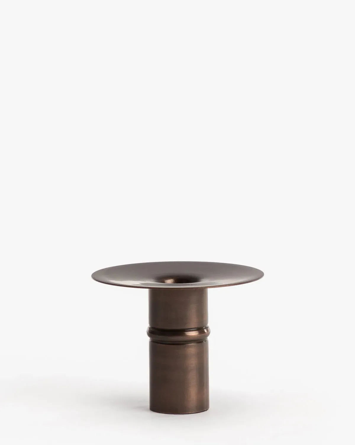 Courtland Small Taper Holder - Antique Copper, Brass product