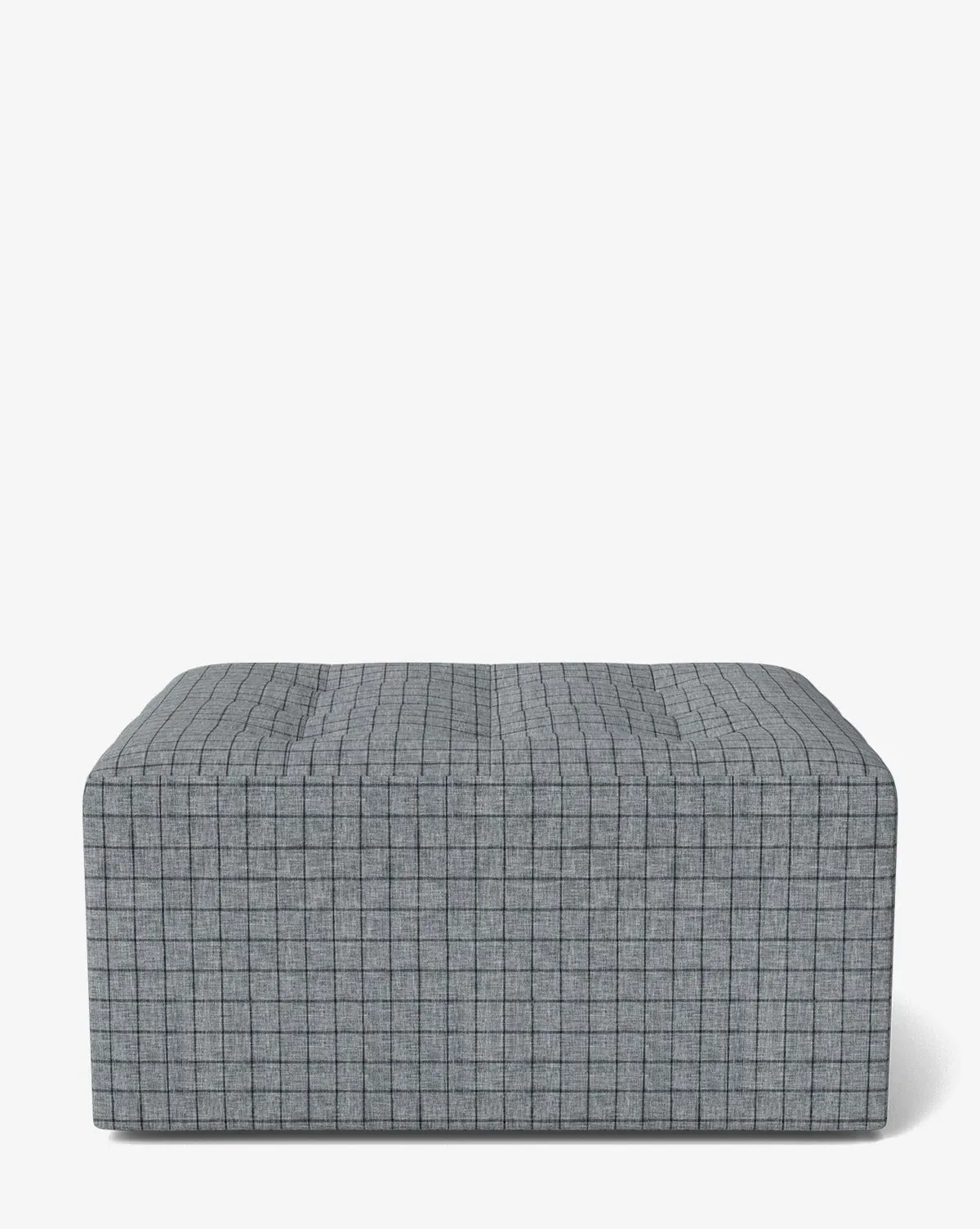 Culpepper Ottoman - Ash Windowpane Wovens product