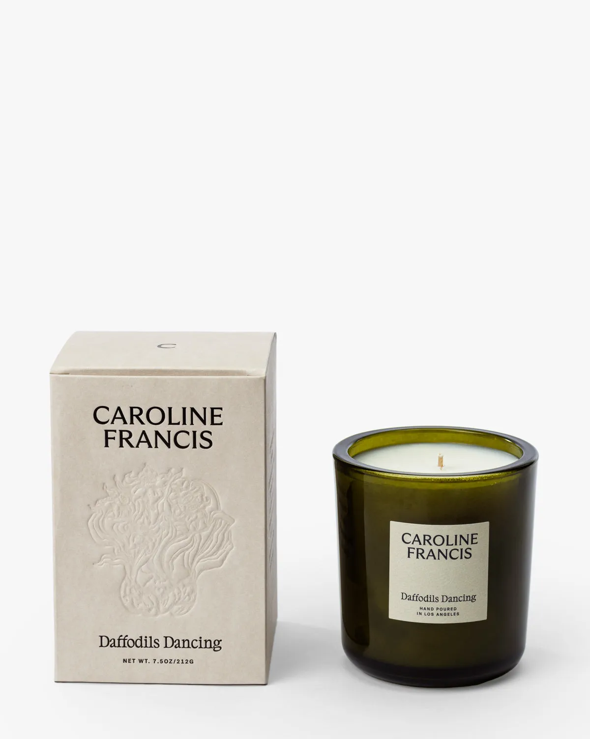 Daffodils Dancing Candle - Coconut Soy Wax product