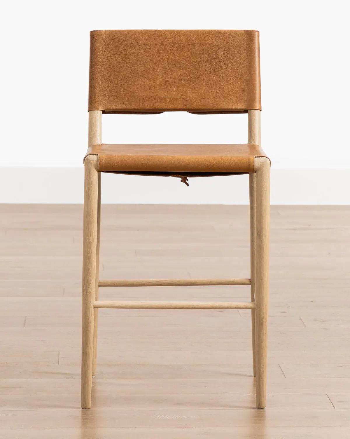 Danson Counter Stool - Leather, Wood product