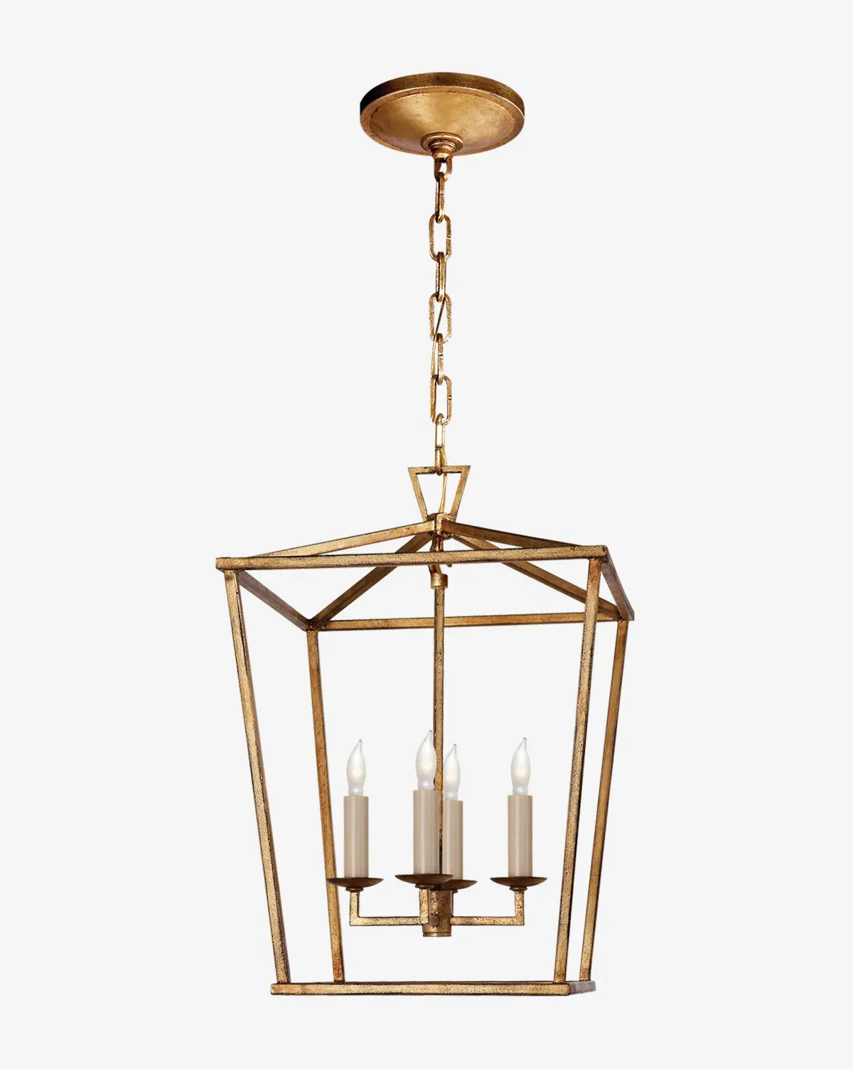 Darlana Small Lantern Pendant - Gilded Iron product