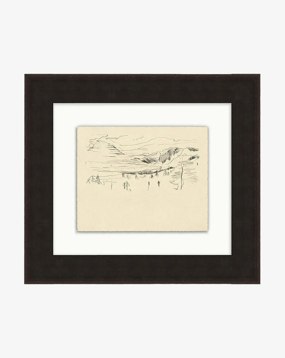 Deep Basin II Framed Giclee Print - Black, Matte Paper product