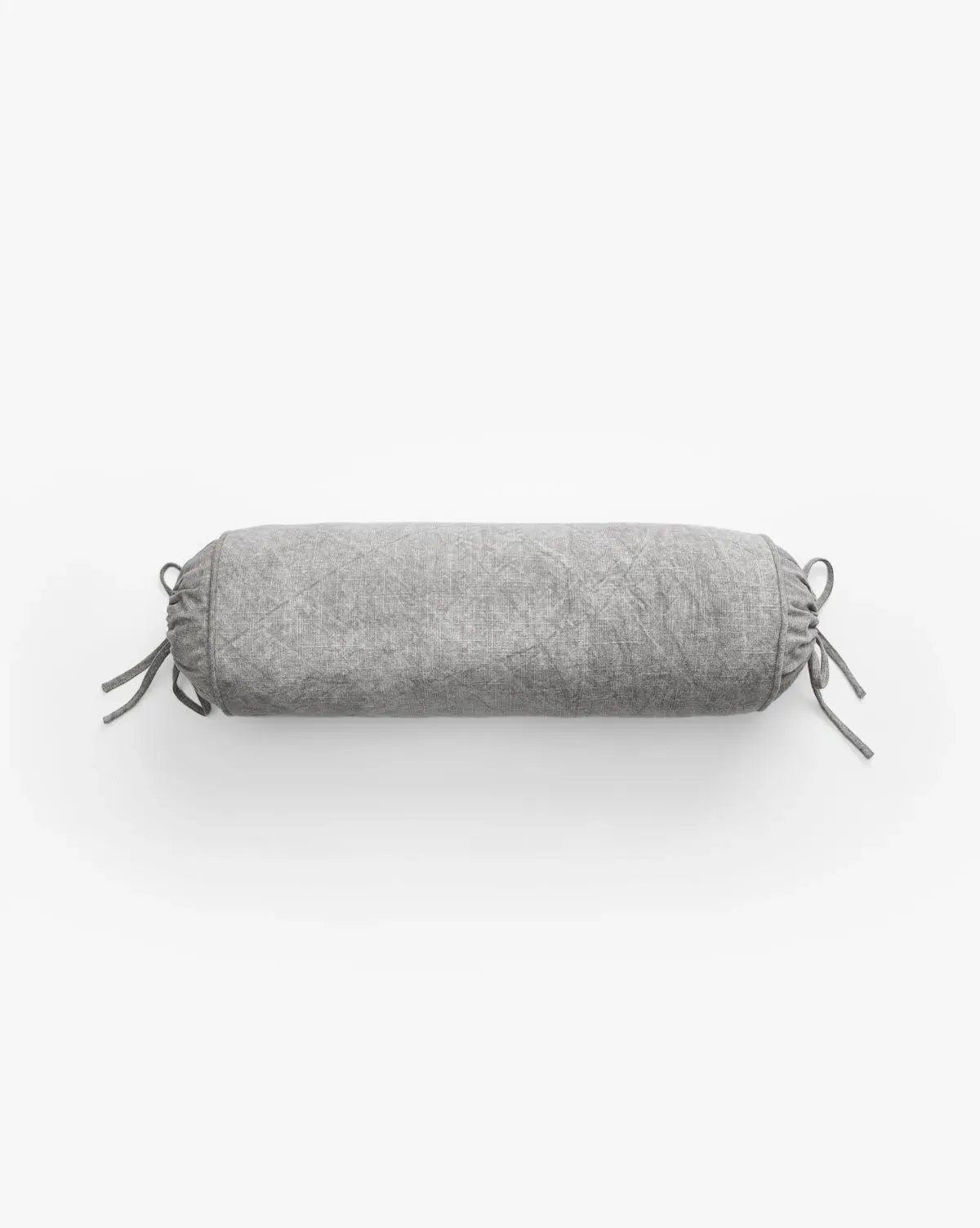 Delphine Bolster Pillow - Grey, Stonewashed Cotton product