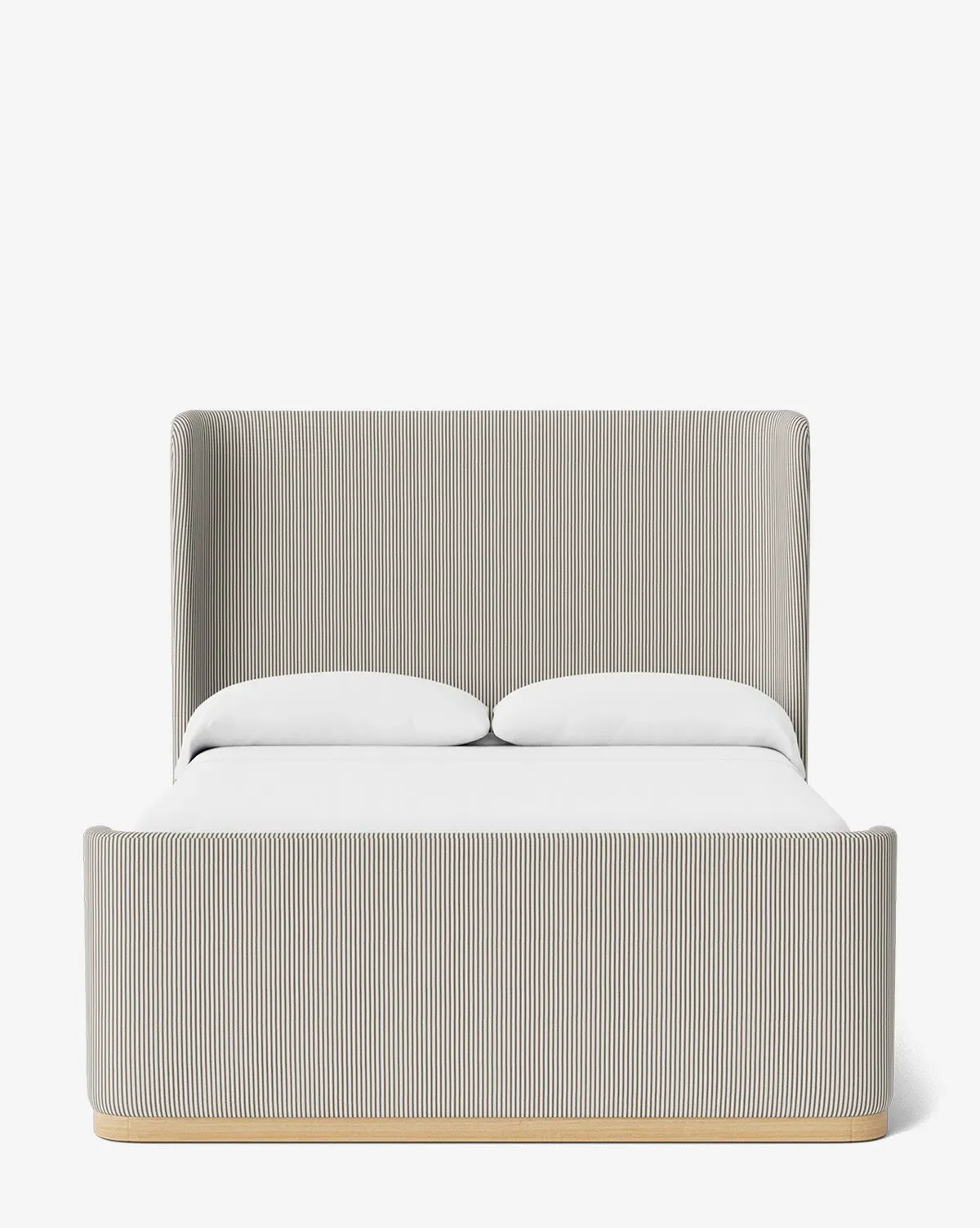 Denning Queen Size Upholstered Bed - Iron, Perennials Fabric product