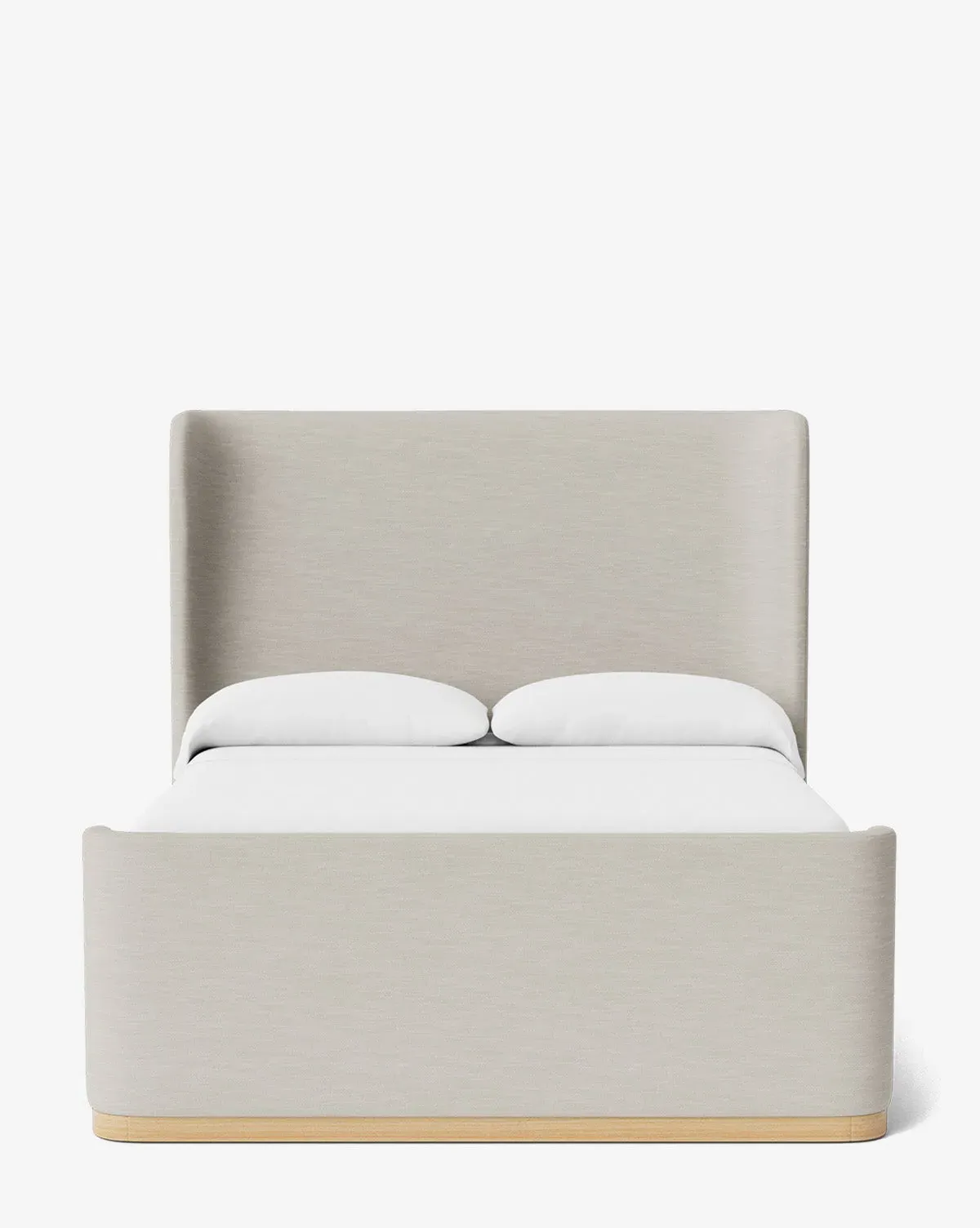 Denning Queen Size Upholstered Bed - White Sands, Perennials product
