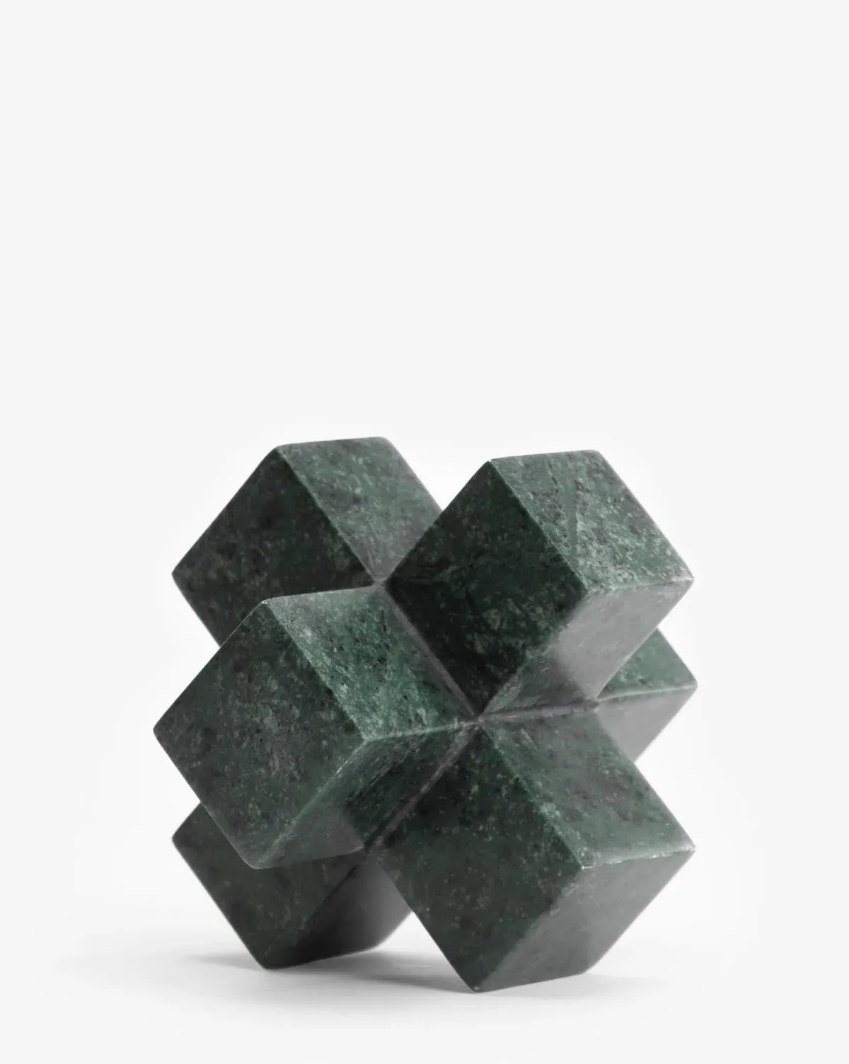 Diani Marble Cuboid Decorative Object - Green, Marble product