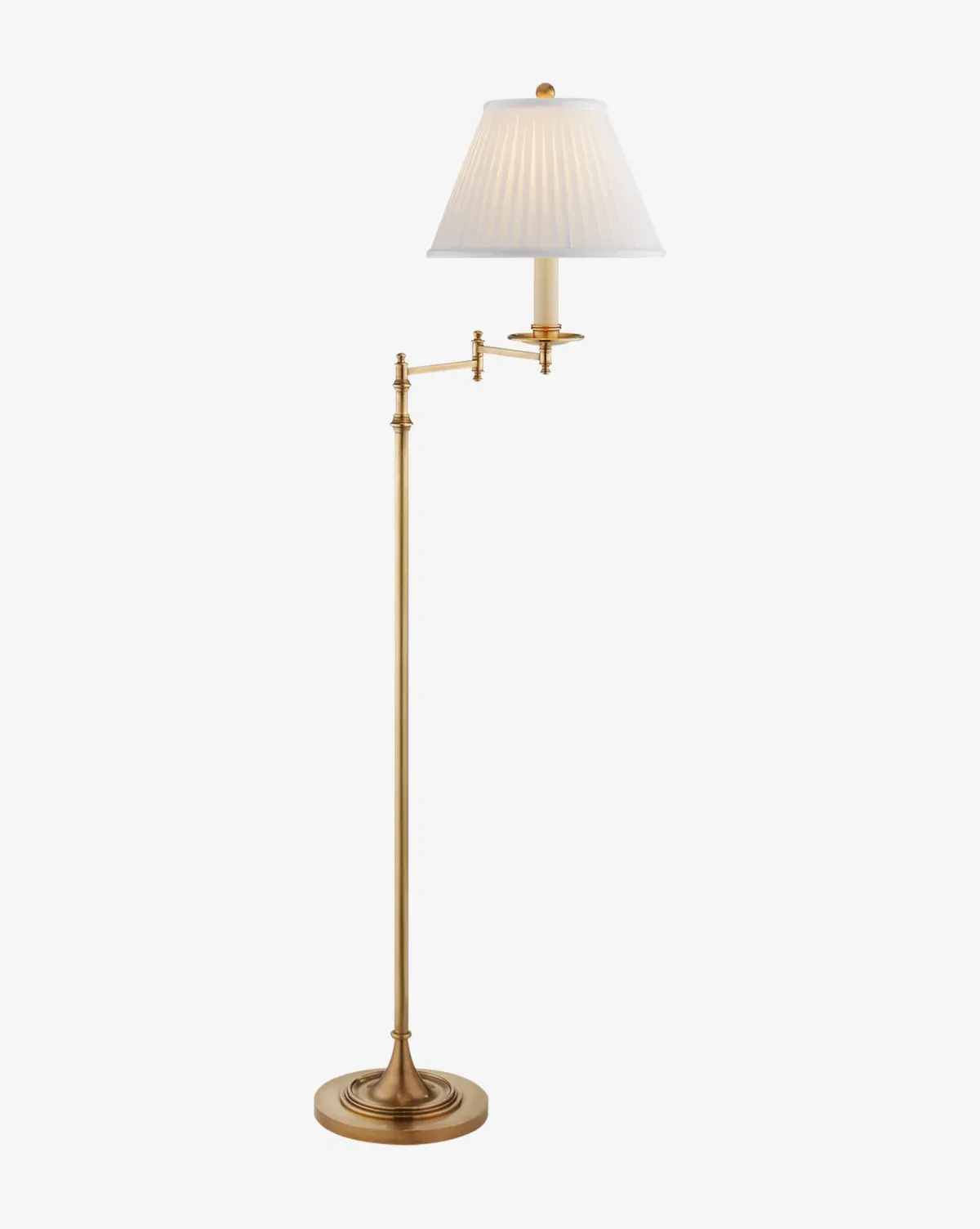 Dorchester Swing Arm Floor Lamp - Antique Burnished Brass product