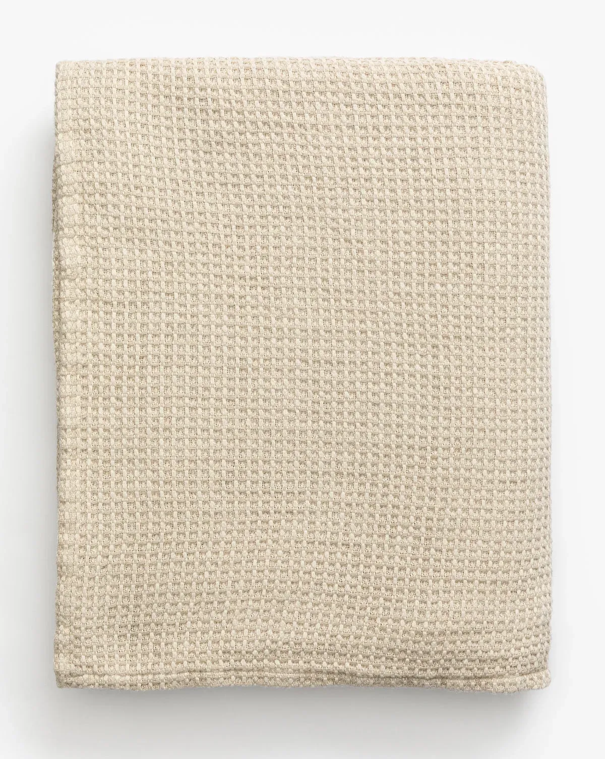 Duffy Oversized Throw - Beige, Cotton-Hemp product