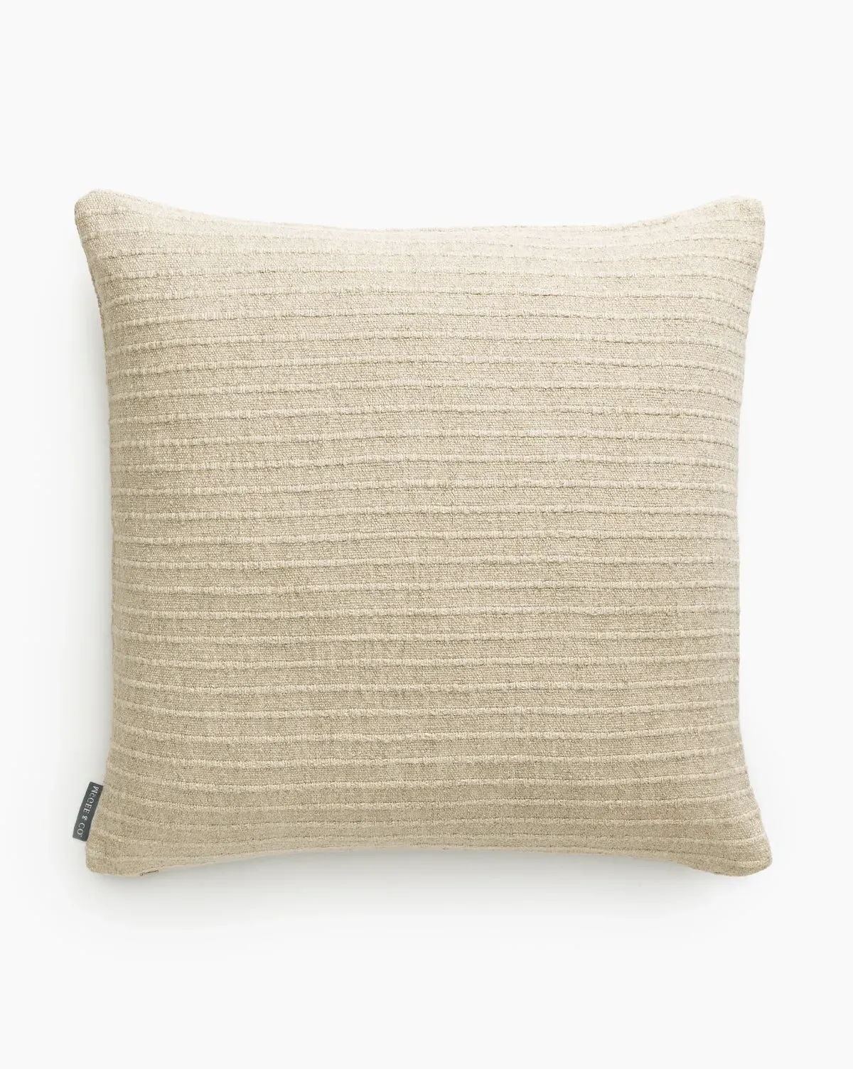 Eaton Pillow Cover - Tan, Cotton Linen Blend product