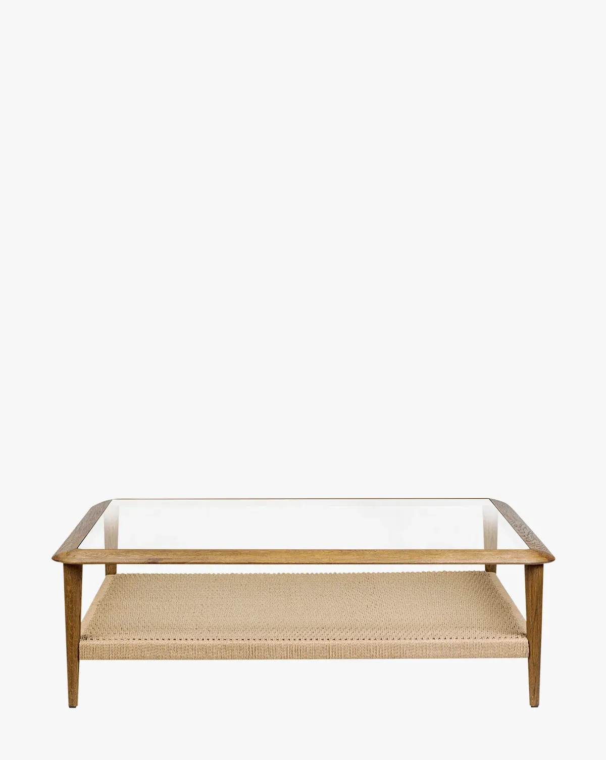 Elkton Coffee Table - Oak, Glass product