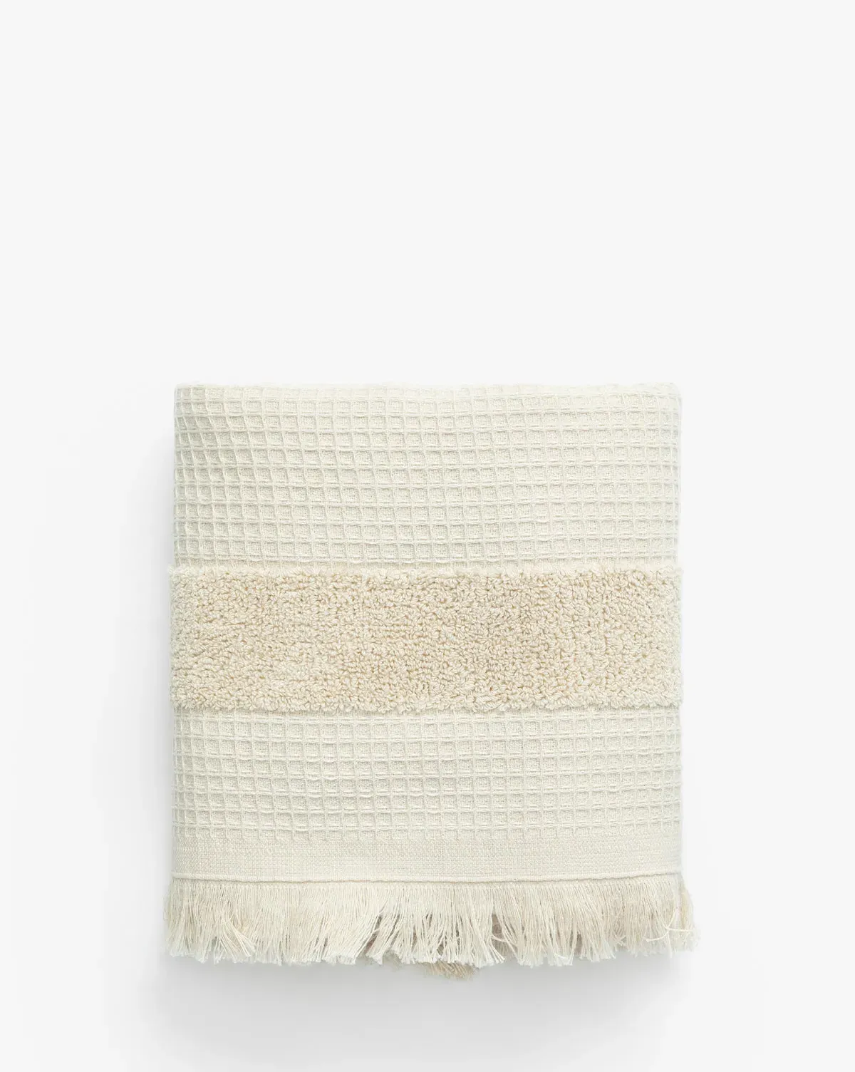 Ellis Organic Bath Collection Hand Towel - Beige, Turkish Cotton product