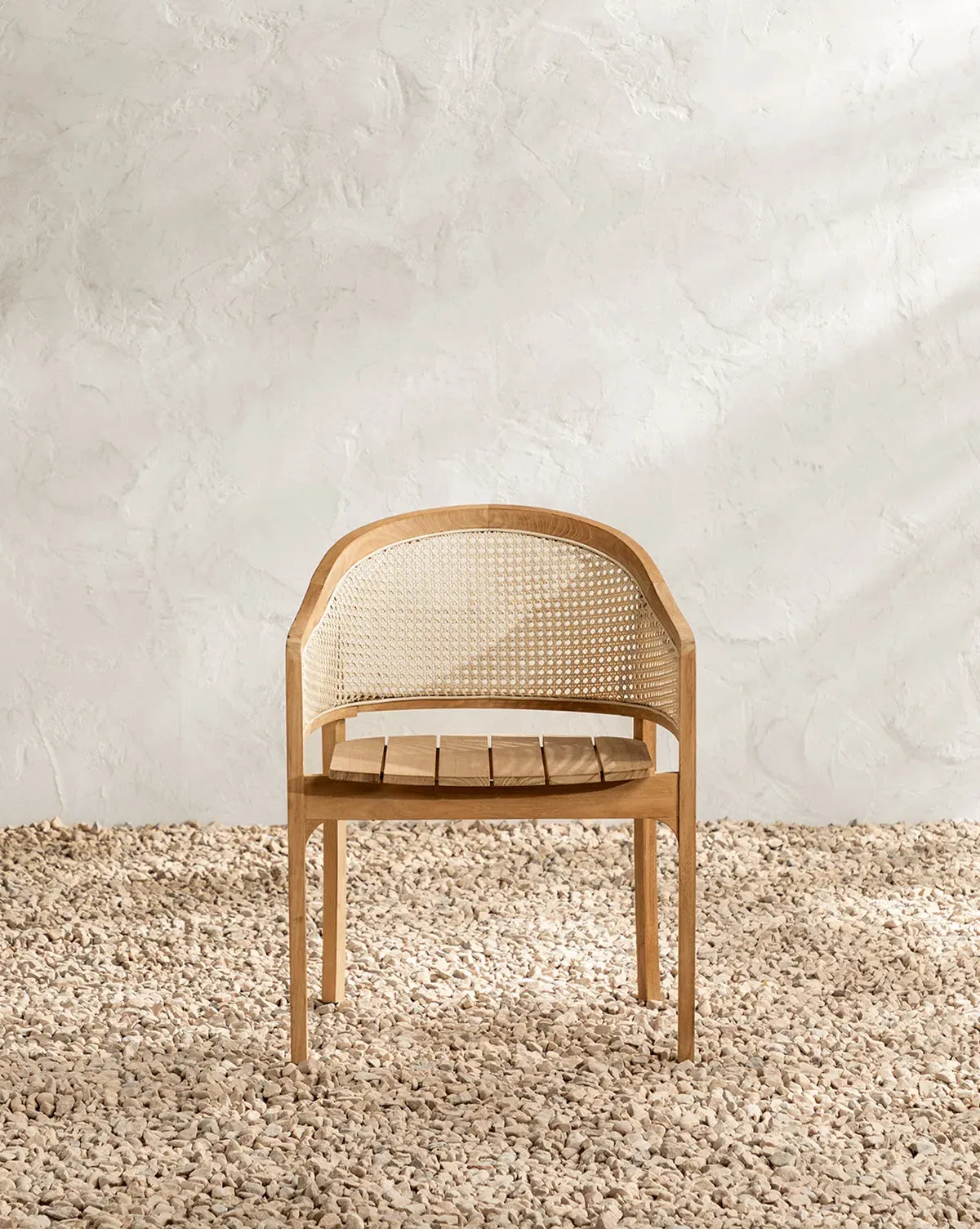 Elowyn Outdoor Dining Chair - Natural, Teak product