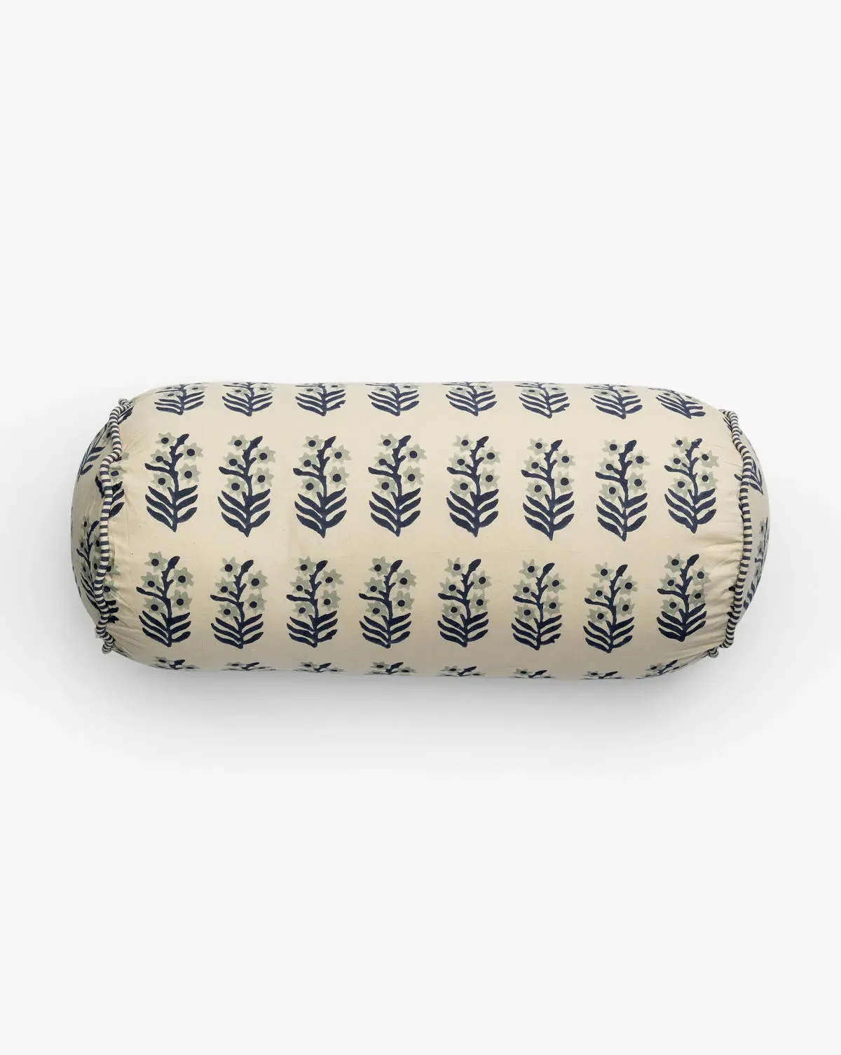 Elsie Block Print Bolster Pillow product