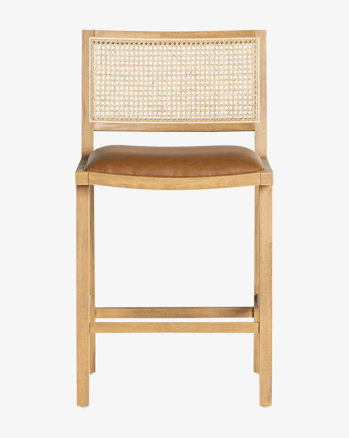 Emeline Counter Stool - Beech, Faux Leather product