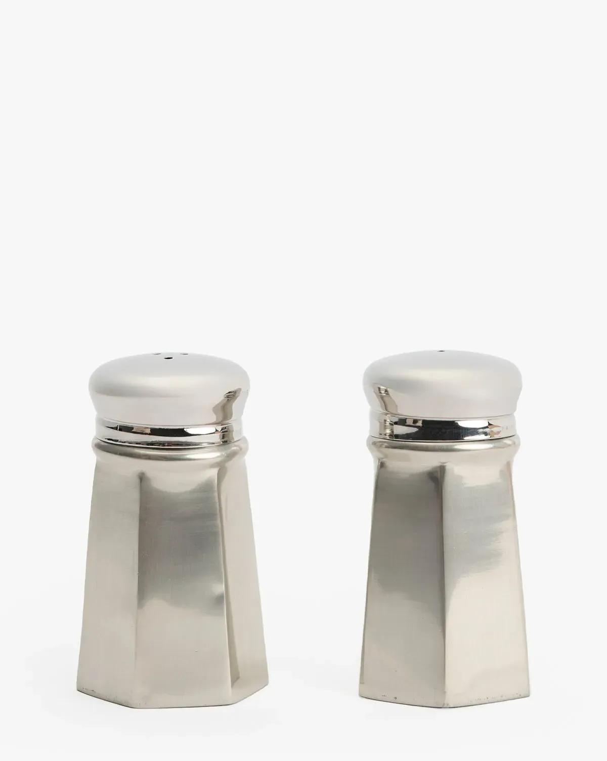 Emile Salt & Pepper Shakers Set of 2 - Brass, Silver product