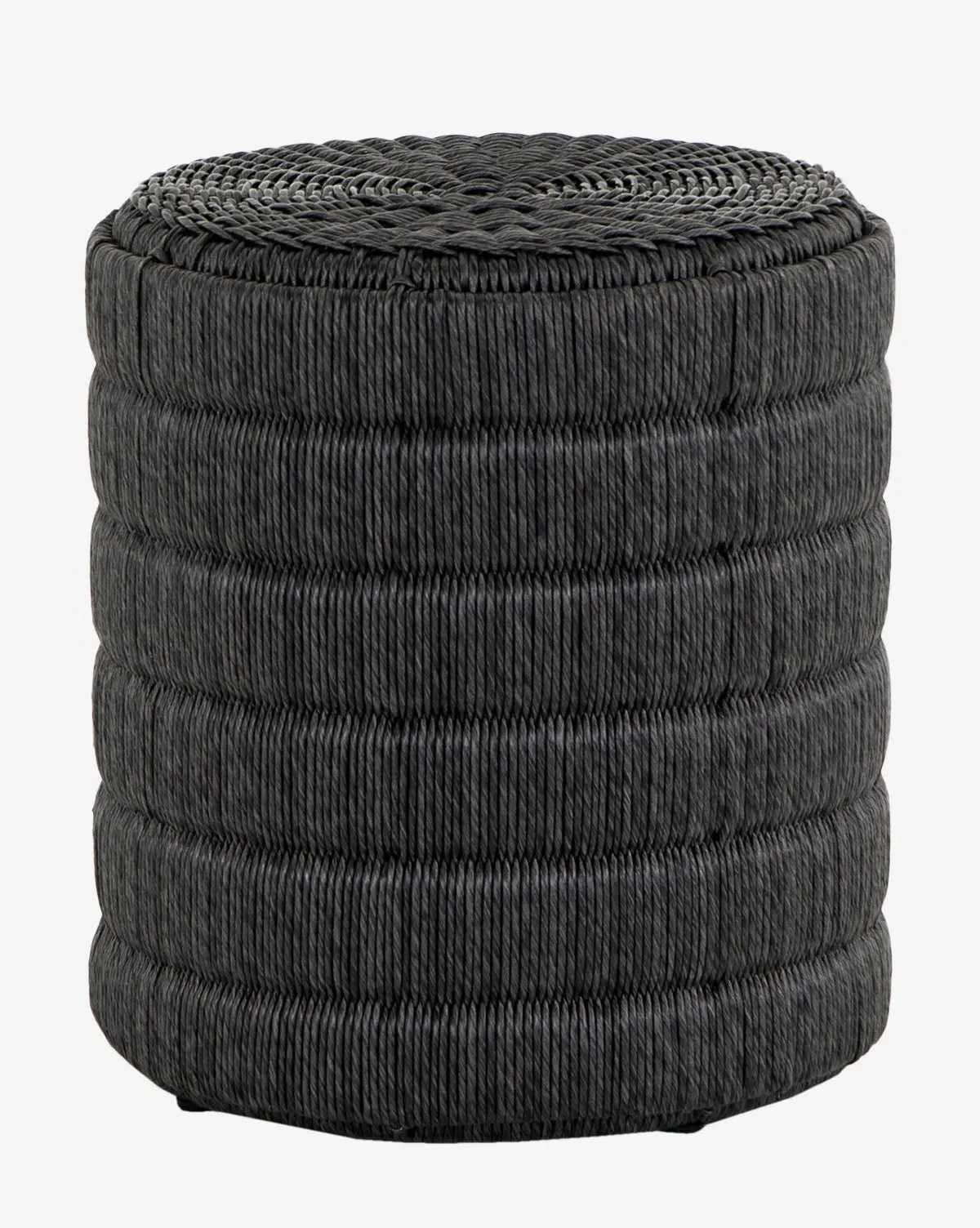 Emiliano Side Table - Black, Wicker product