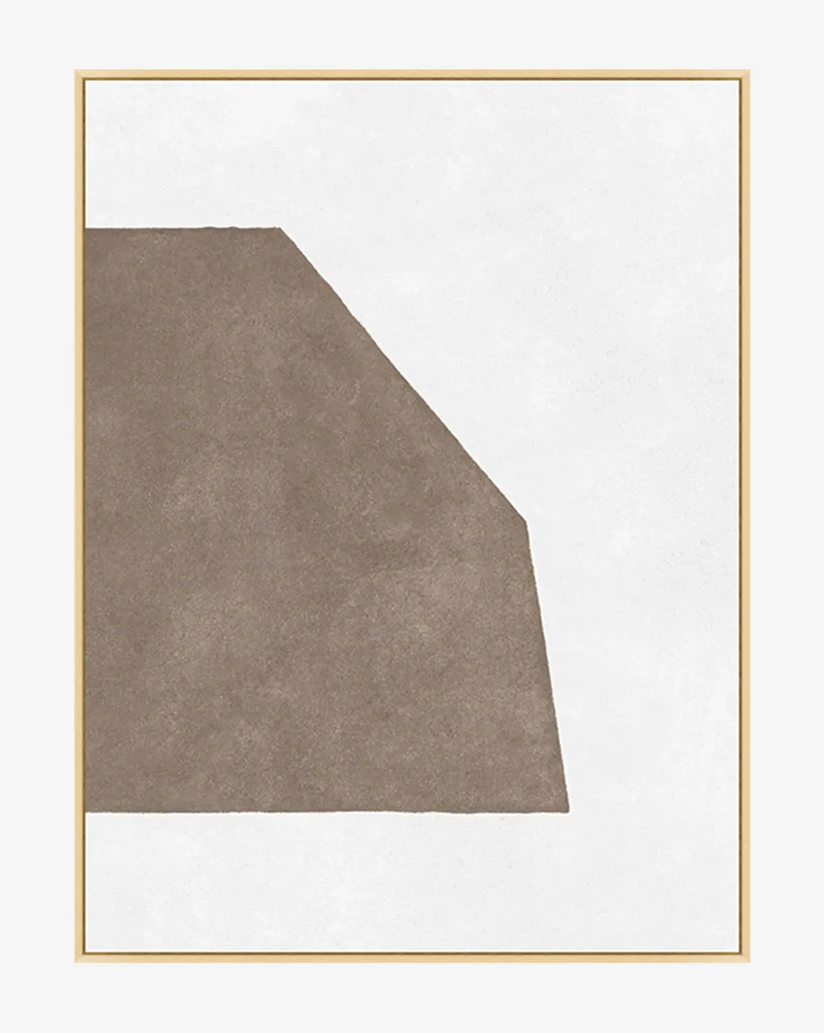 Entering Shape 2 Framed Wall Art - Taupe product