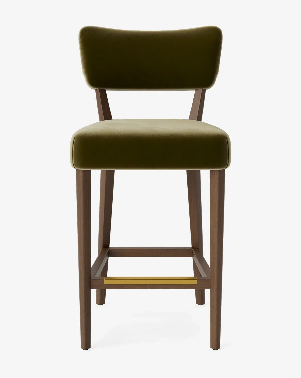 Etienne Counter Stool - Olive, Velvet product