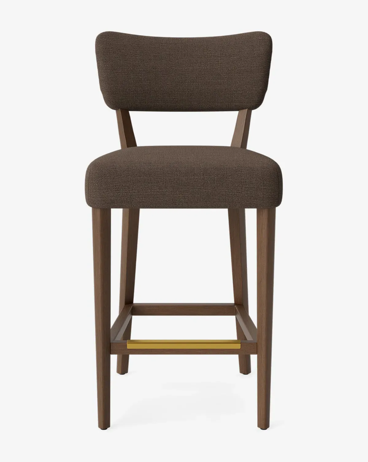 Etienne Kidney Back Counter Stool - Coffee, Crypton product