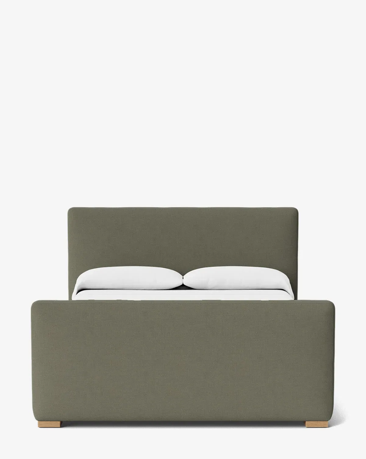 Faris Queen Size Bed Frame - Ivy, Perennials Fabric product