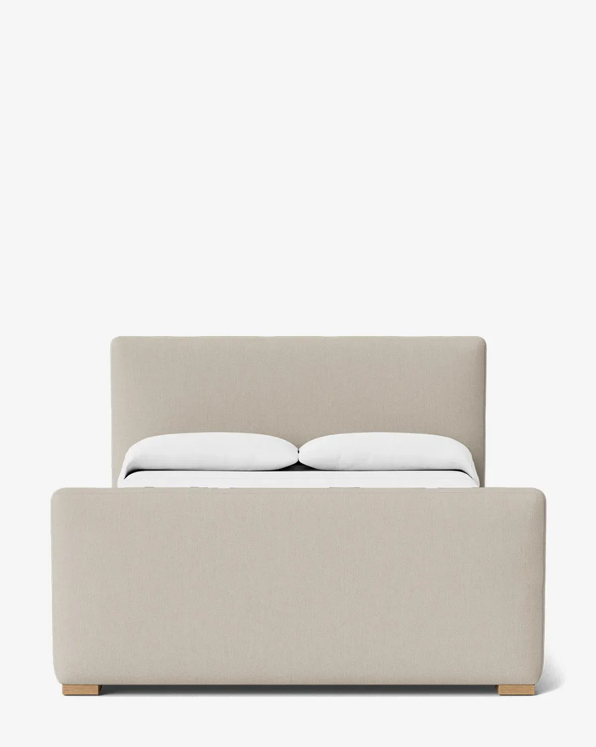 Faris Queen Size Bed Frame - Muslin, Belgian Linen product
