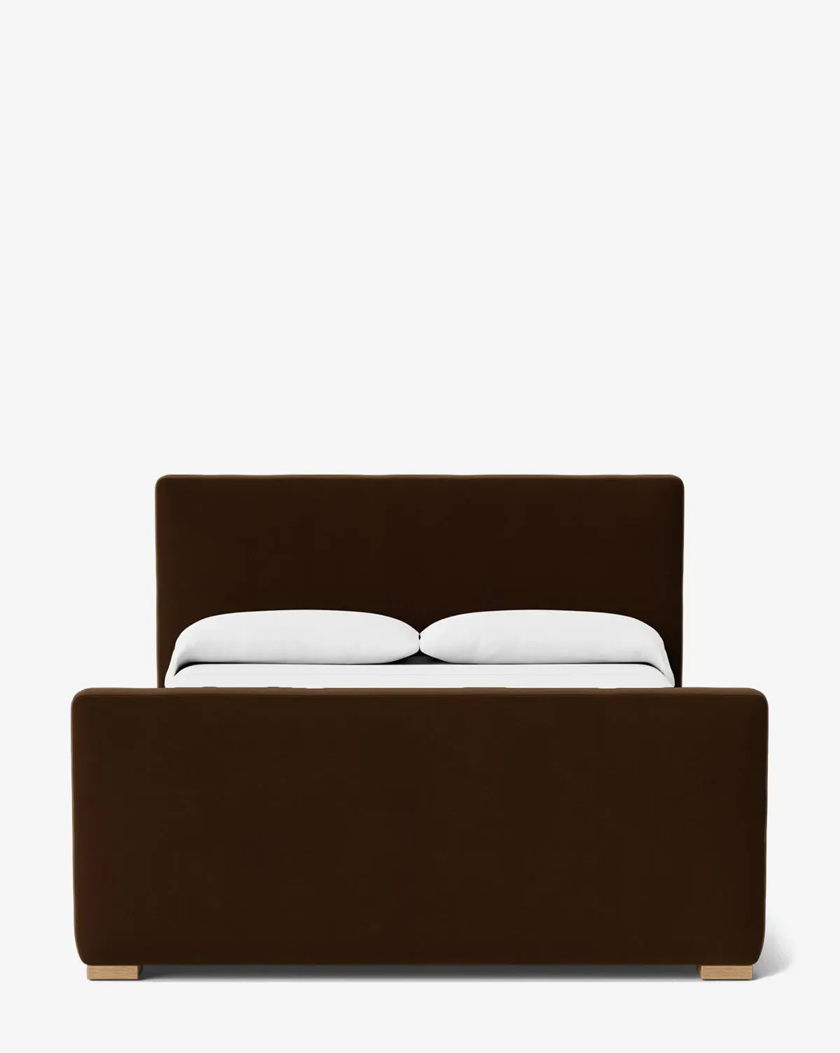 Faris Queen Size Bed Frame - Praline, Velvet product