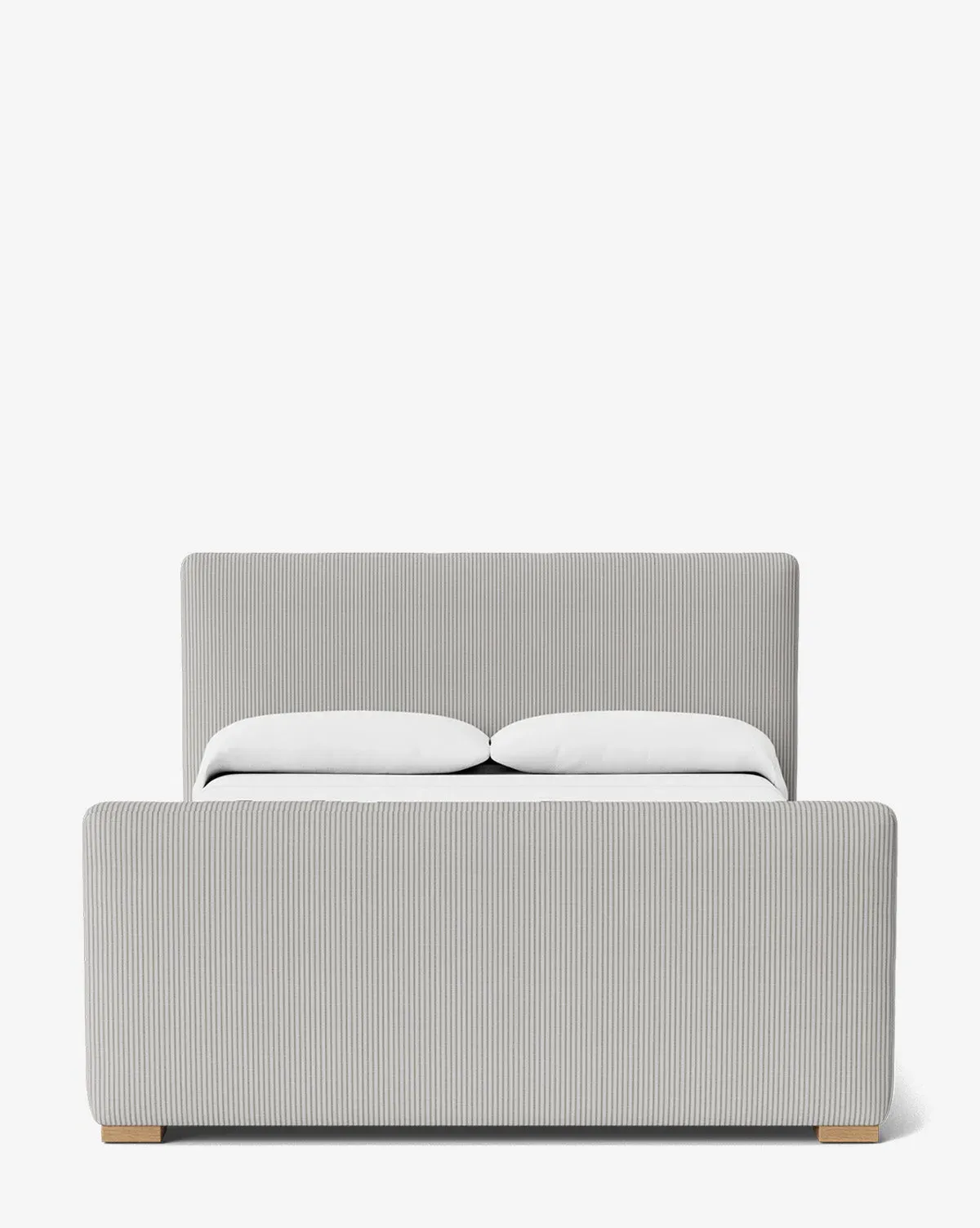 Faris Queen Size Bed Frame - Taupe, Perennials Fabric product