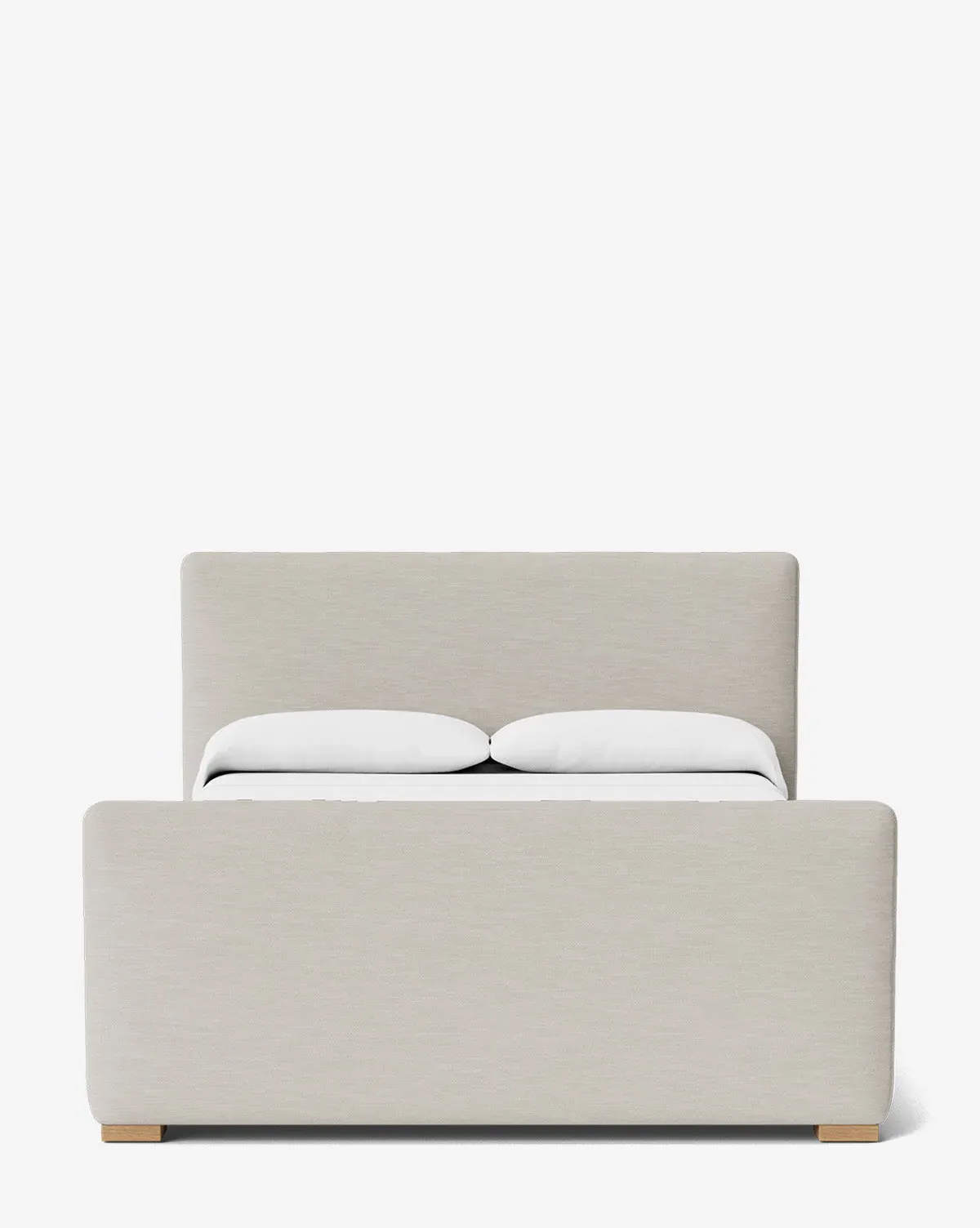 Faris Queen Size Bed Frame - White Sands, Perennials Fabric product