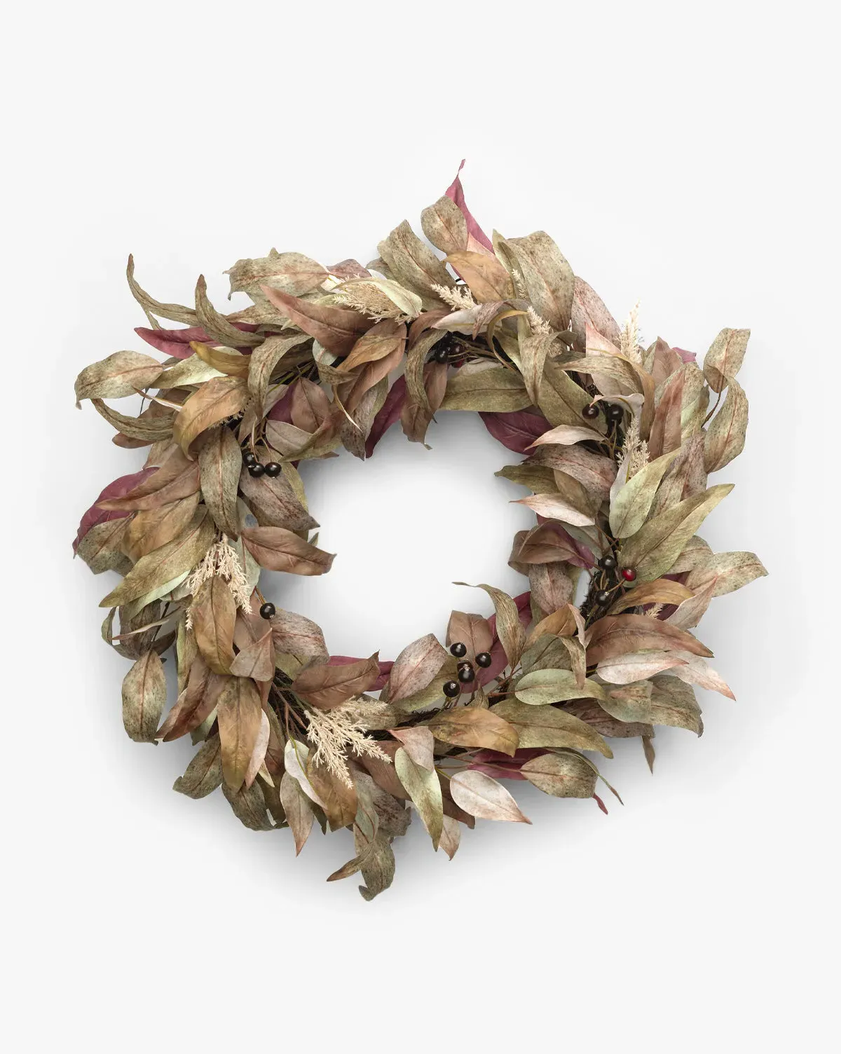 Faux Eucalyptus Round Wreath - Green product
