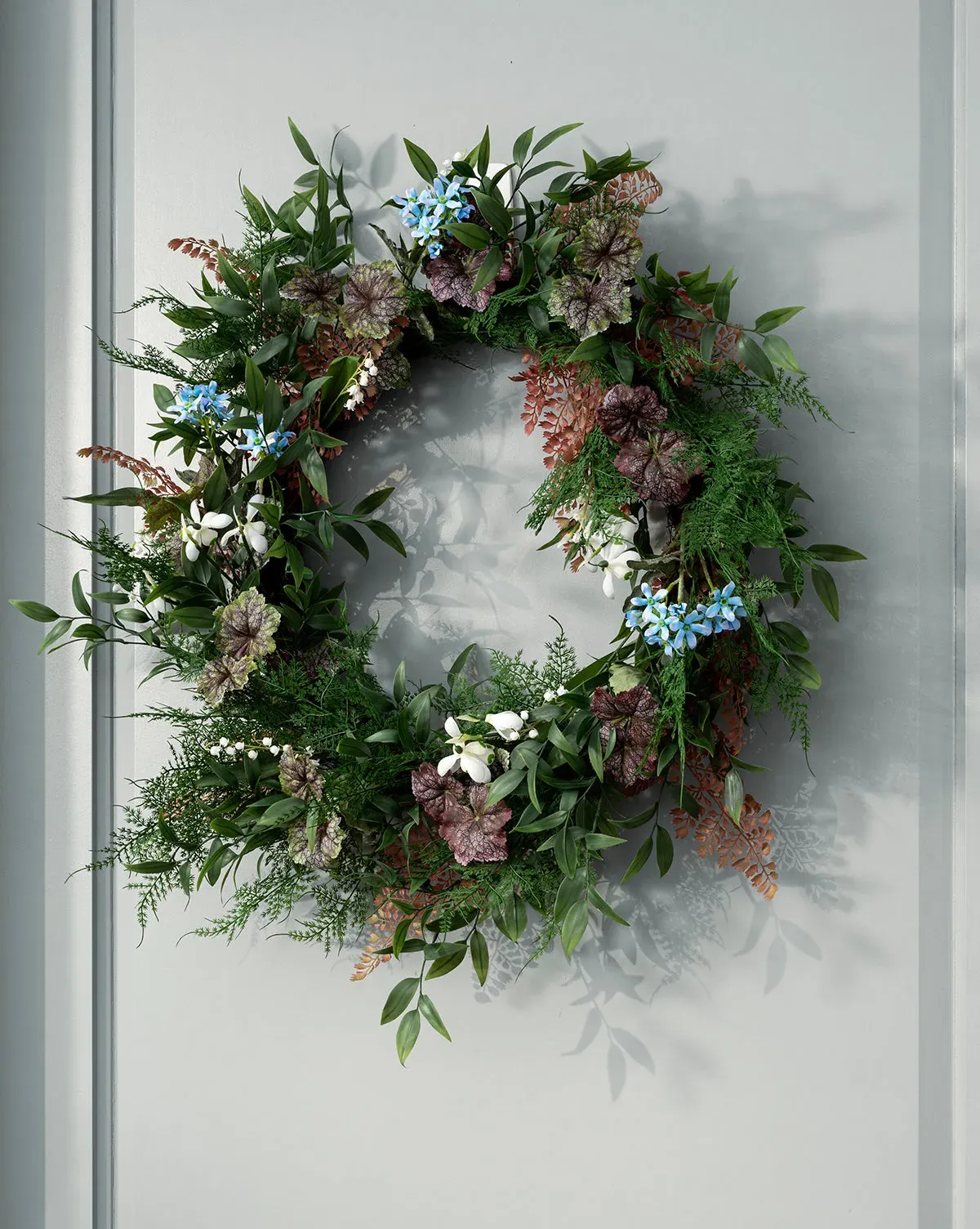 Faux Fern & Begonia Wreath product