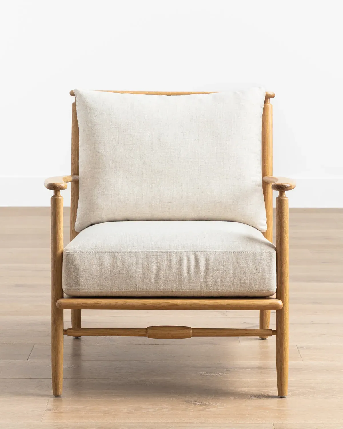 Fenwick Lounge Chair - White Oak, Linen product