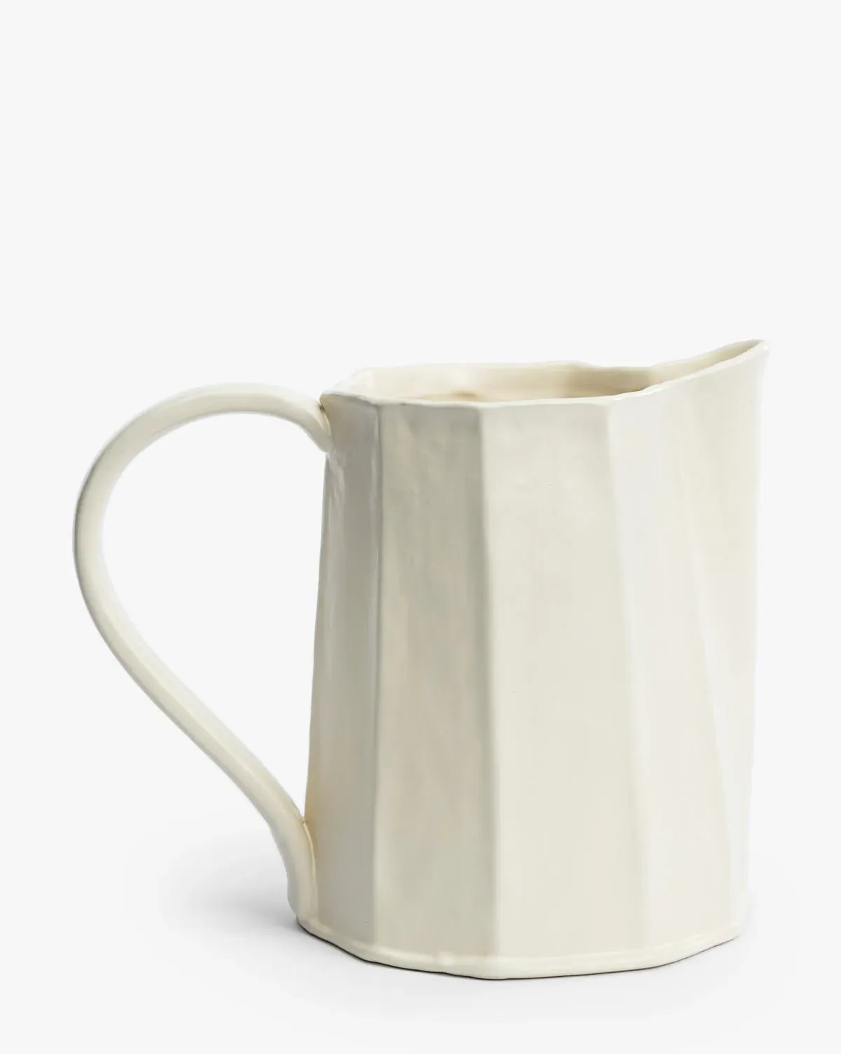 Fielding Ceramic Pitcher - Off-White, Stoneware product