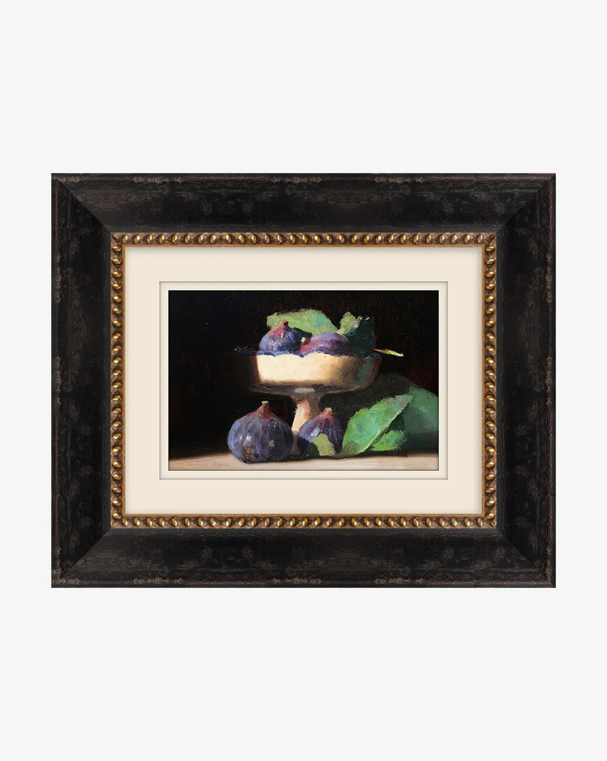 Figs Still Life Framed Wall Art - Black, Gold product