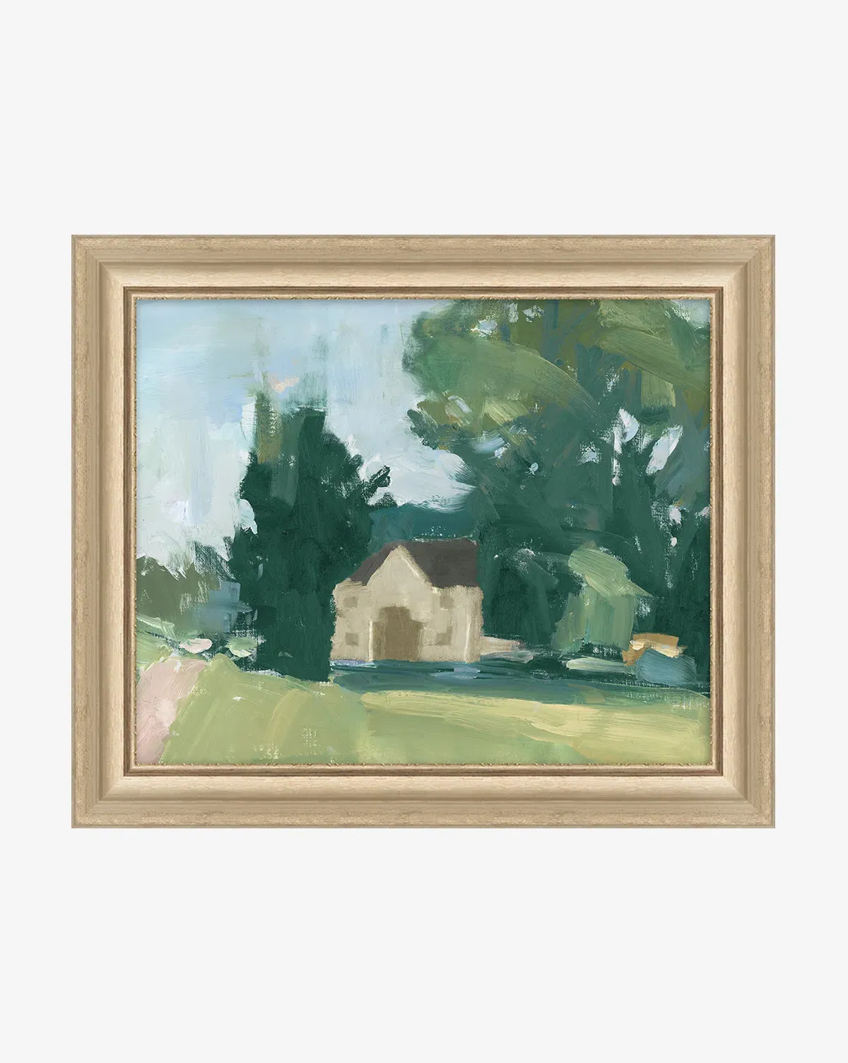 Flaxen Pasture Wall Art - Green, Brown product