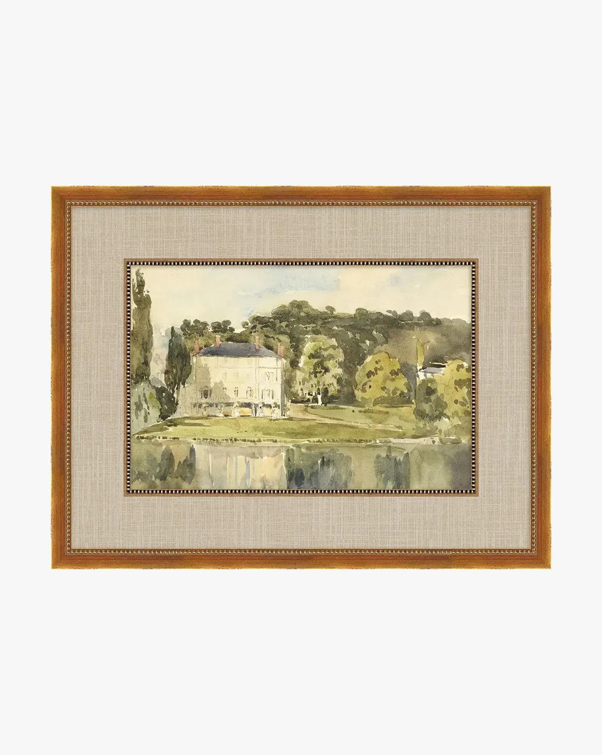 Florence Afternoon Framed Wall Art - Gold product